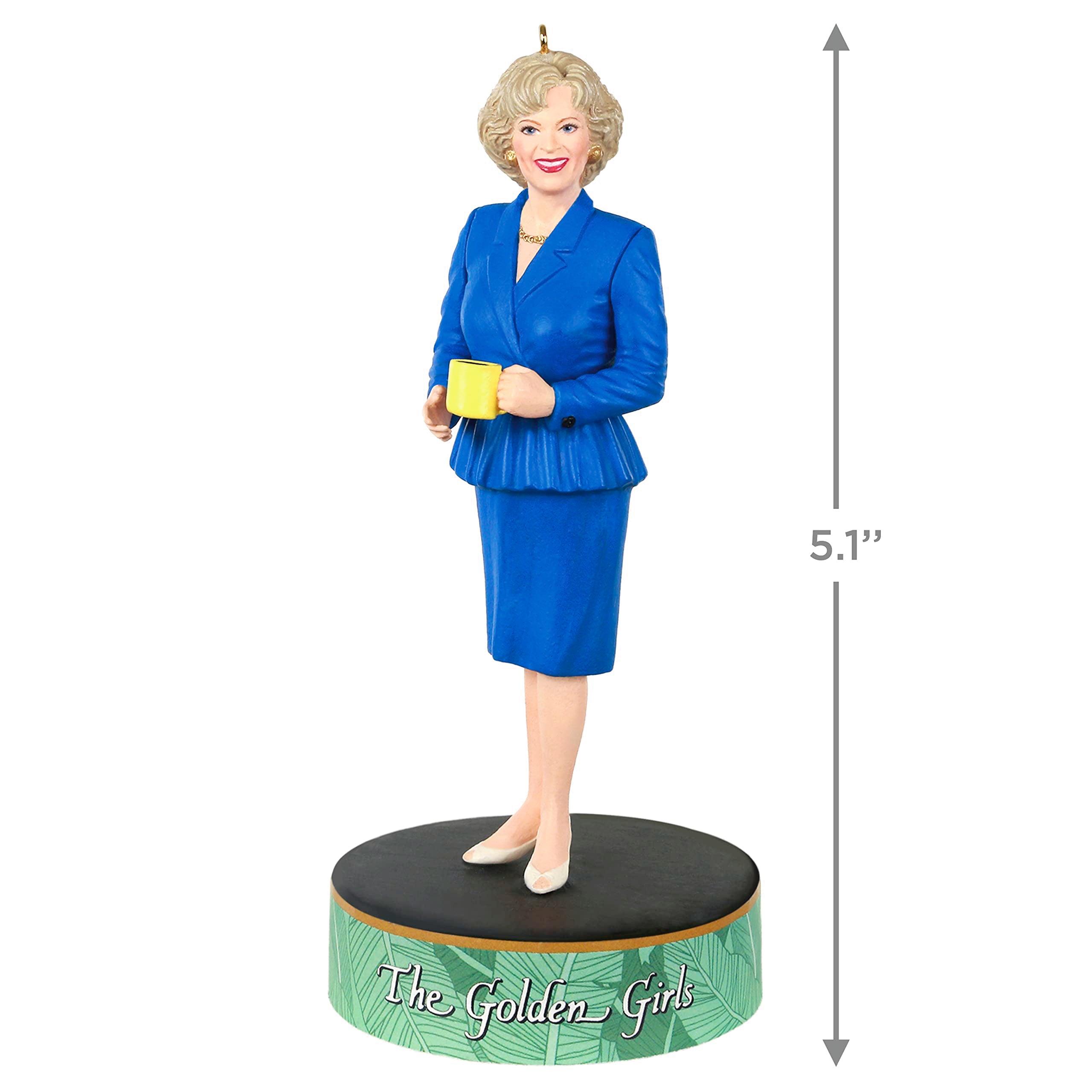 Hallmark Keepsake Christmas Ornament, The Golden Girls Rose Nylund Ornament With Sound, TV Show Gifts