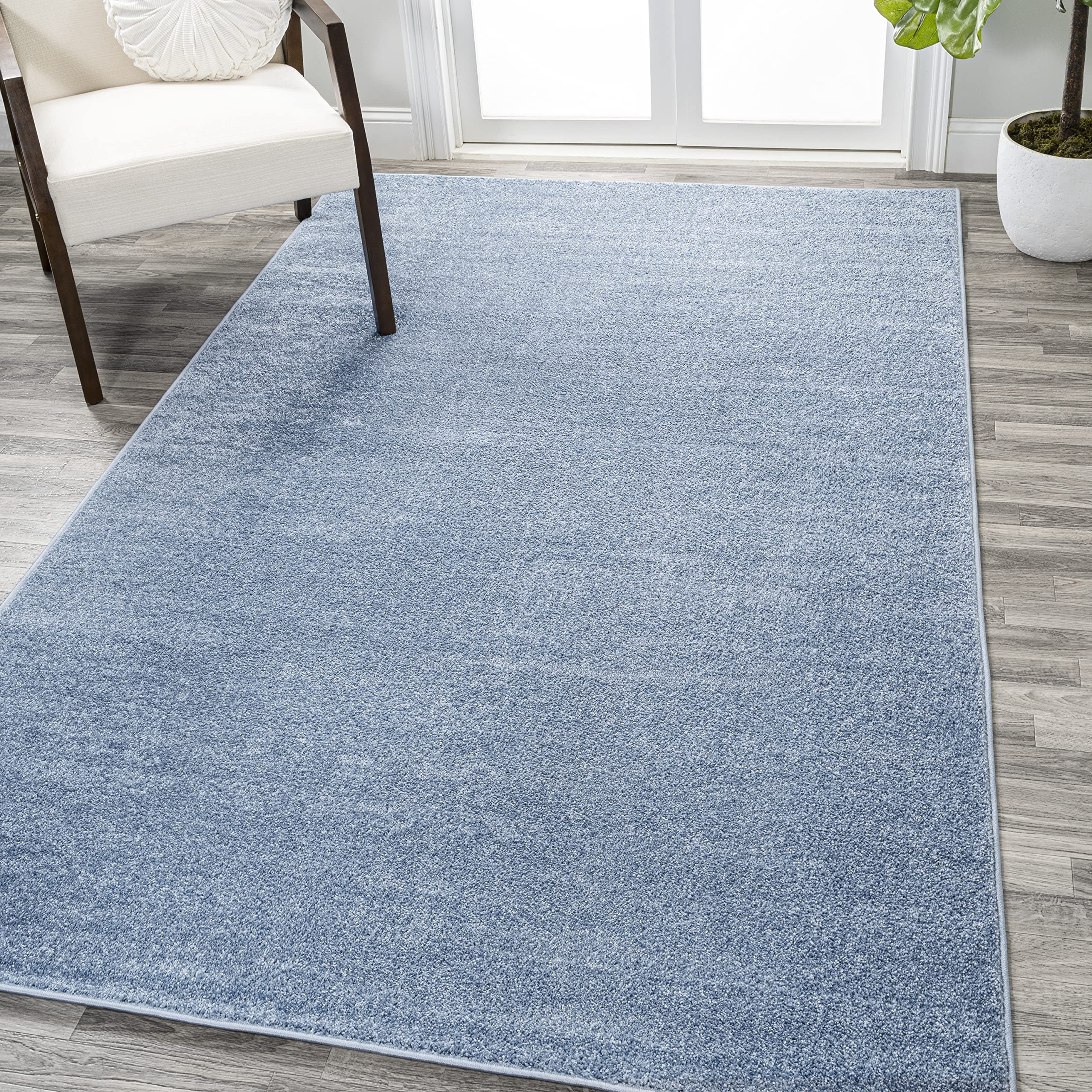 JONATHAN Y SEU100F-14 Haze Solid Low-Pile Indoor Area Rug, Coastal, Bohemian, Minimalist, Classic, Casual for Bedroom,Kitchen,Li