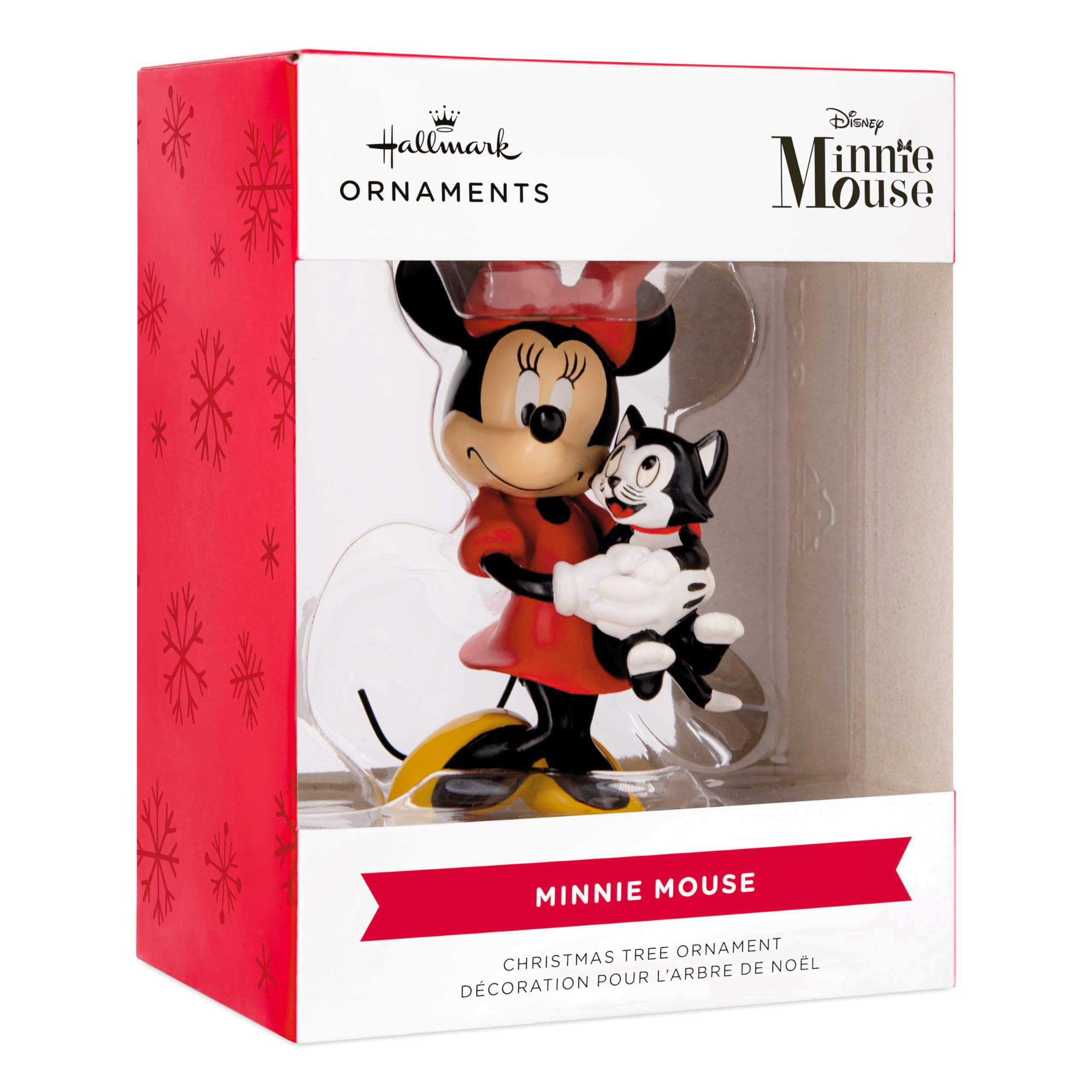 Hallmark Disney Minnie Mouse Holding Kitten Christmas Ornament