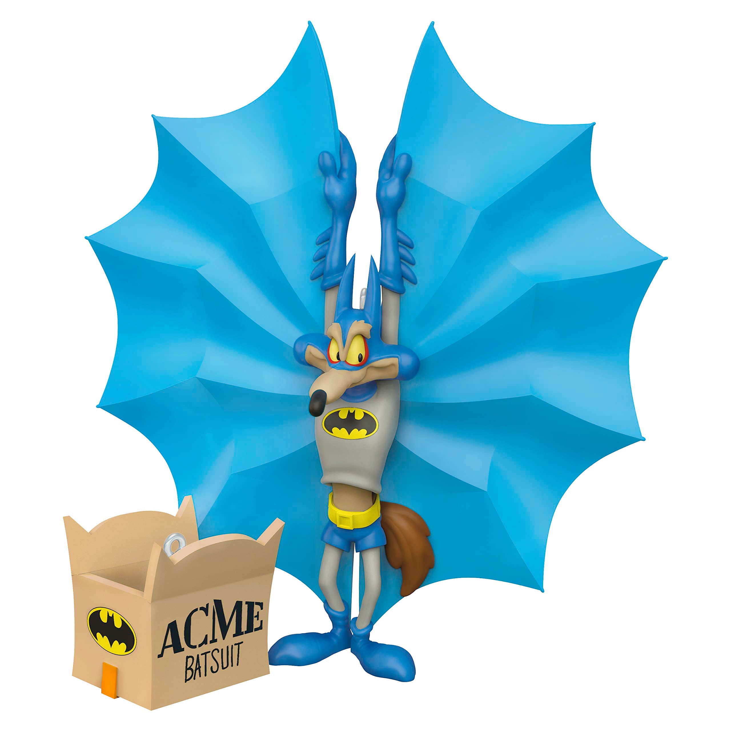 Hallmark Keepsake Christmas Ornaments 2023, Looney Tunes Wile E. Coyote as Batman, Set of 2, Looney Tunes Gifts