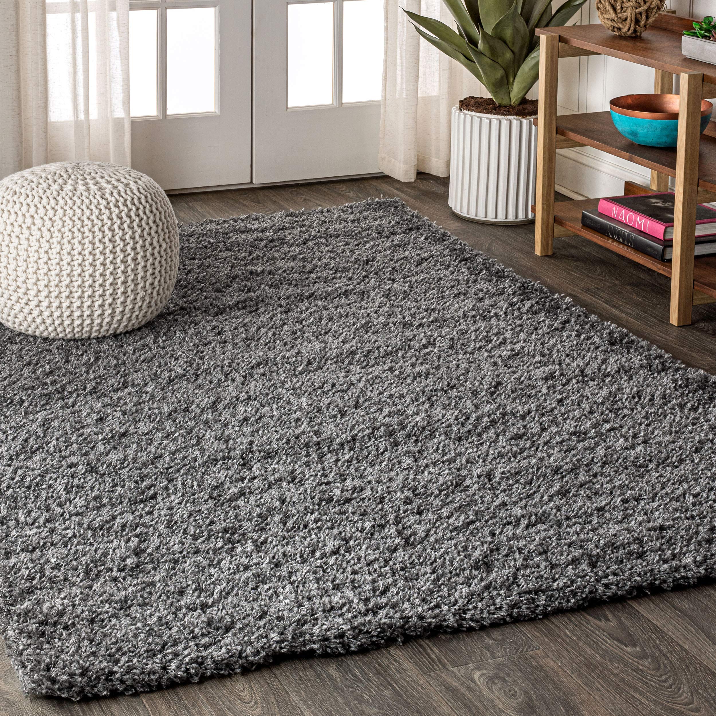 JONATHAN Y MCR106B-3 Mercer Shag Plush Indoor Area -Rug Contemporary Modern Bohemian Glam Solid Easy -Cleaning High Traffic Bedr
