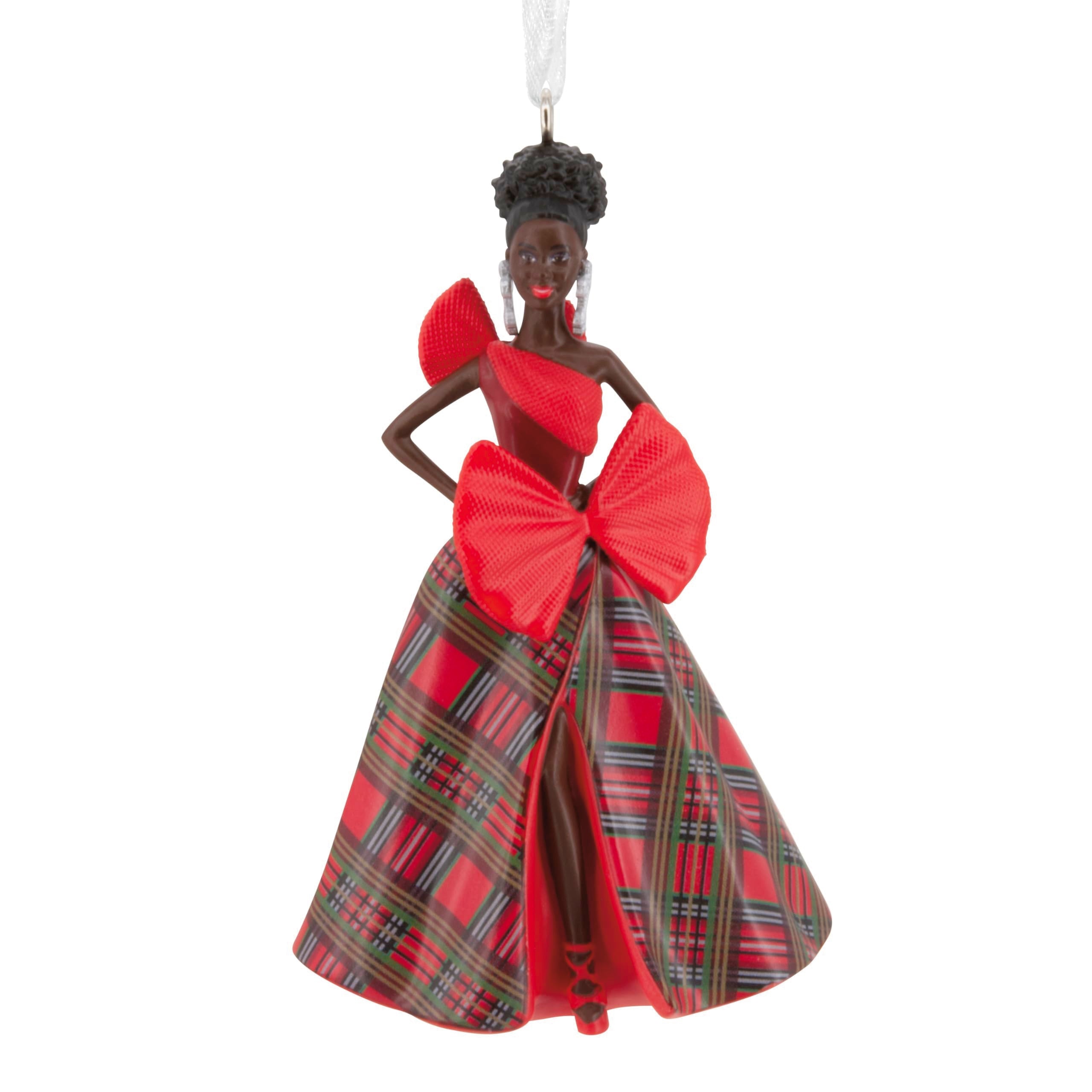Hallmark Mattel African American Barbie Christmas Ornament