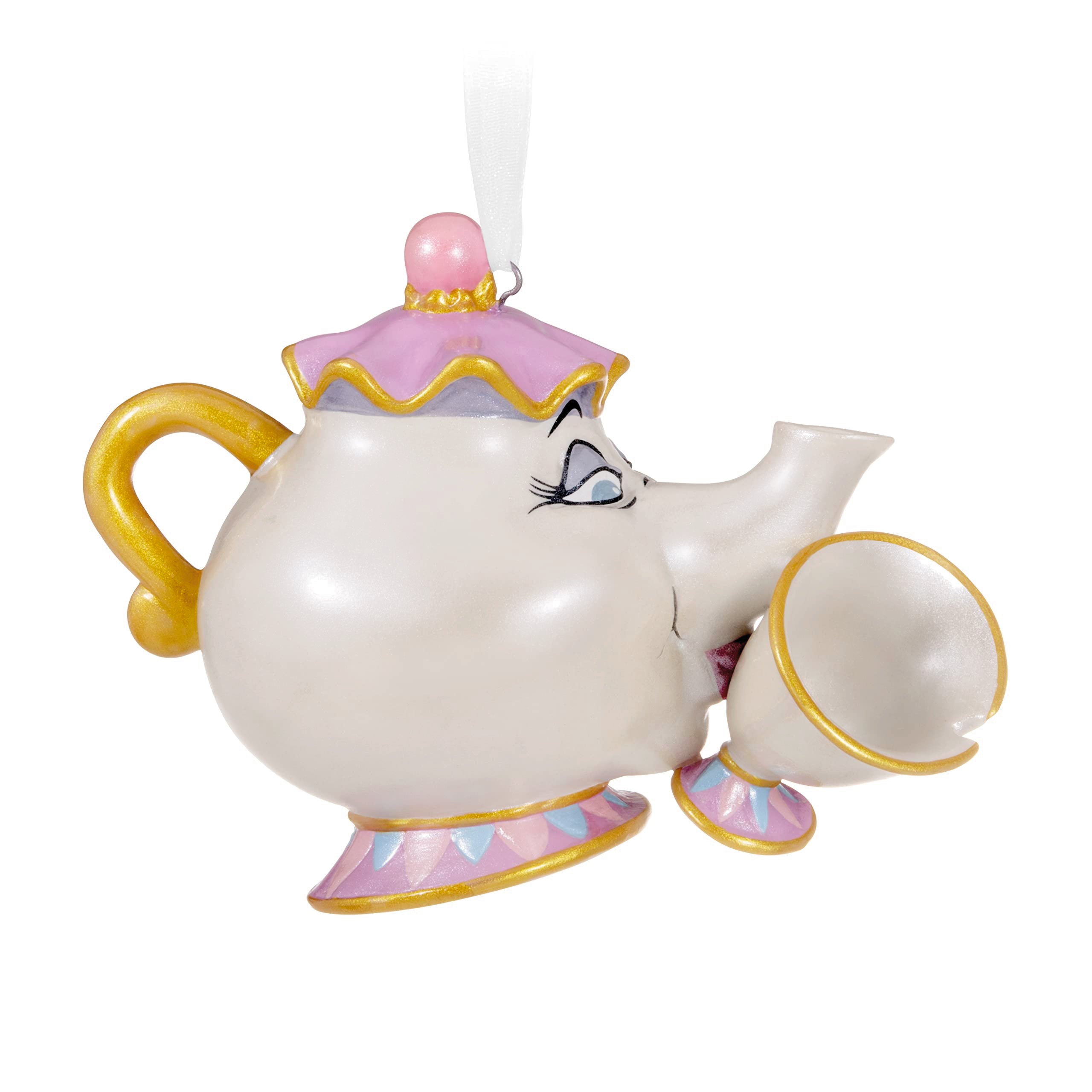 Hallmark Keepsake Christmas Ornament 2023, Disney Beauty and the Beast, A Mother s Love, Mrs. Potts and Chip