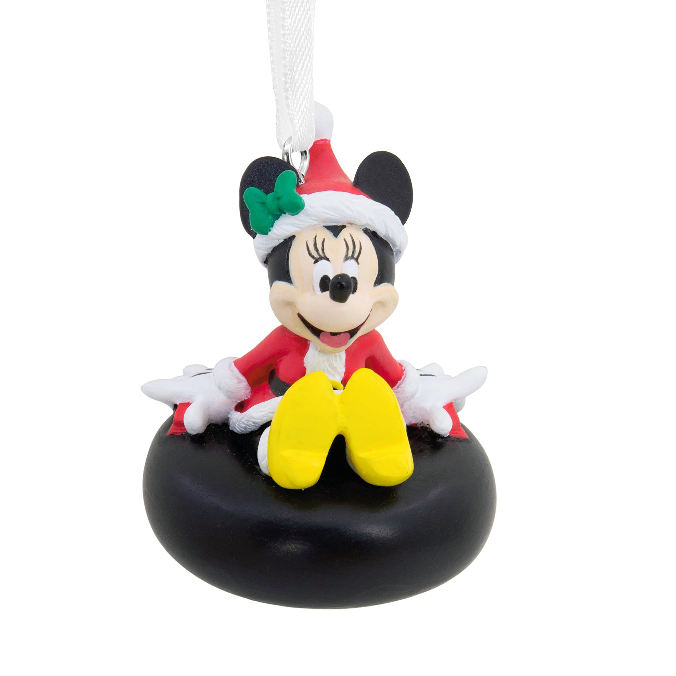 Hallmark Disney Minnie Mouse on Snow Tube Christmas Ornament
