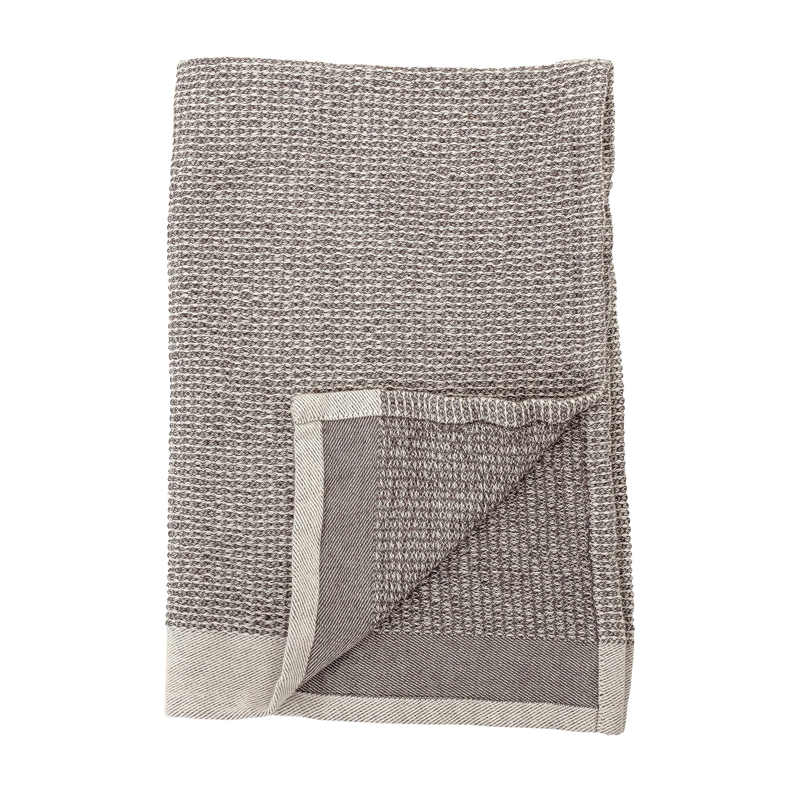 Bloomingville Cotton Waffle Weave Tea Towels (Set Of 2), Grey, 2 Count