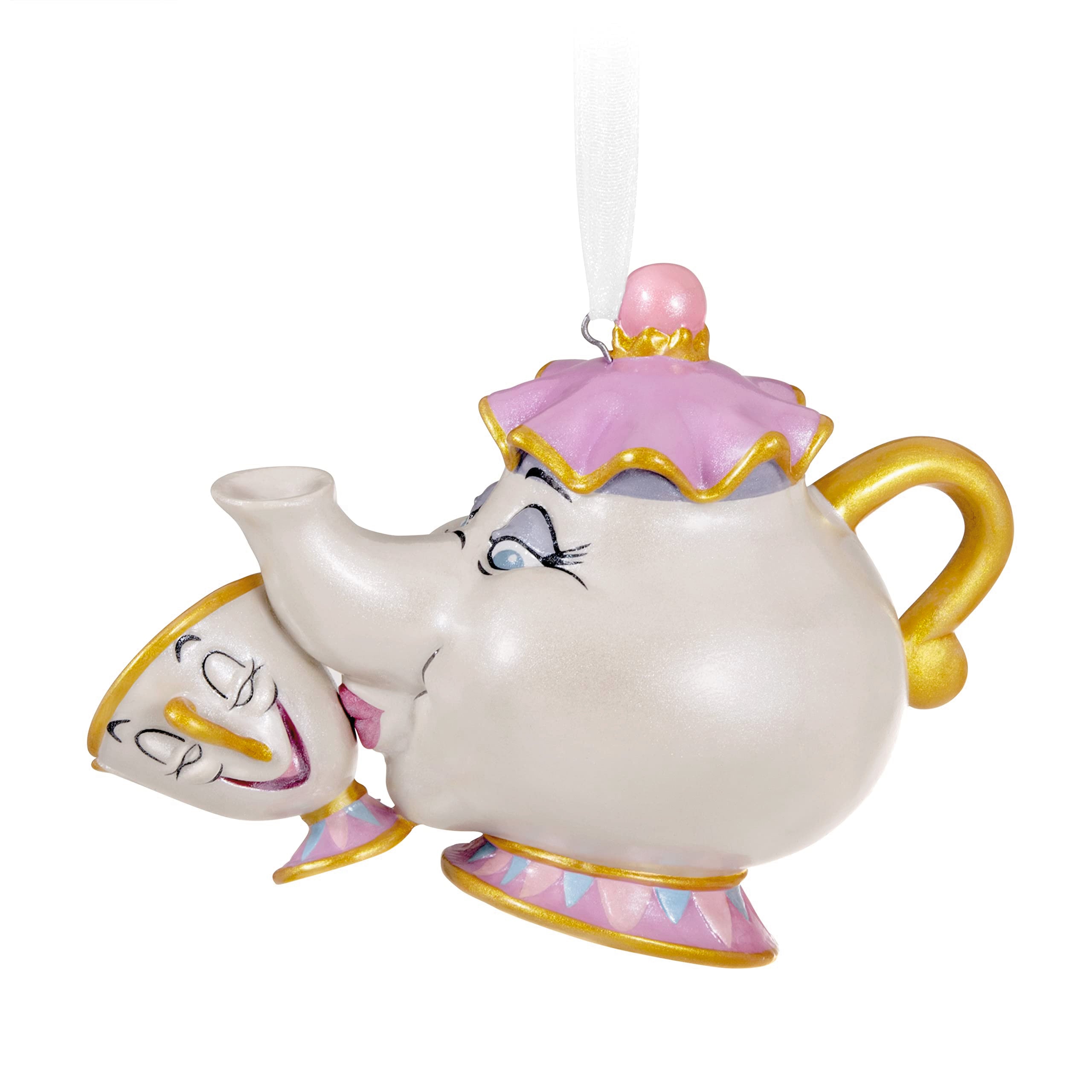 Hallmark Keepsake Christmas Ornament 2023, Disney Beauty and the Beast, A Mother s Love, Mrs. Potts and Chip