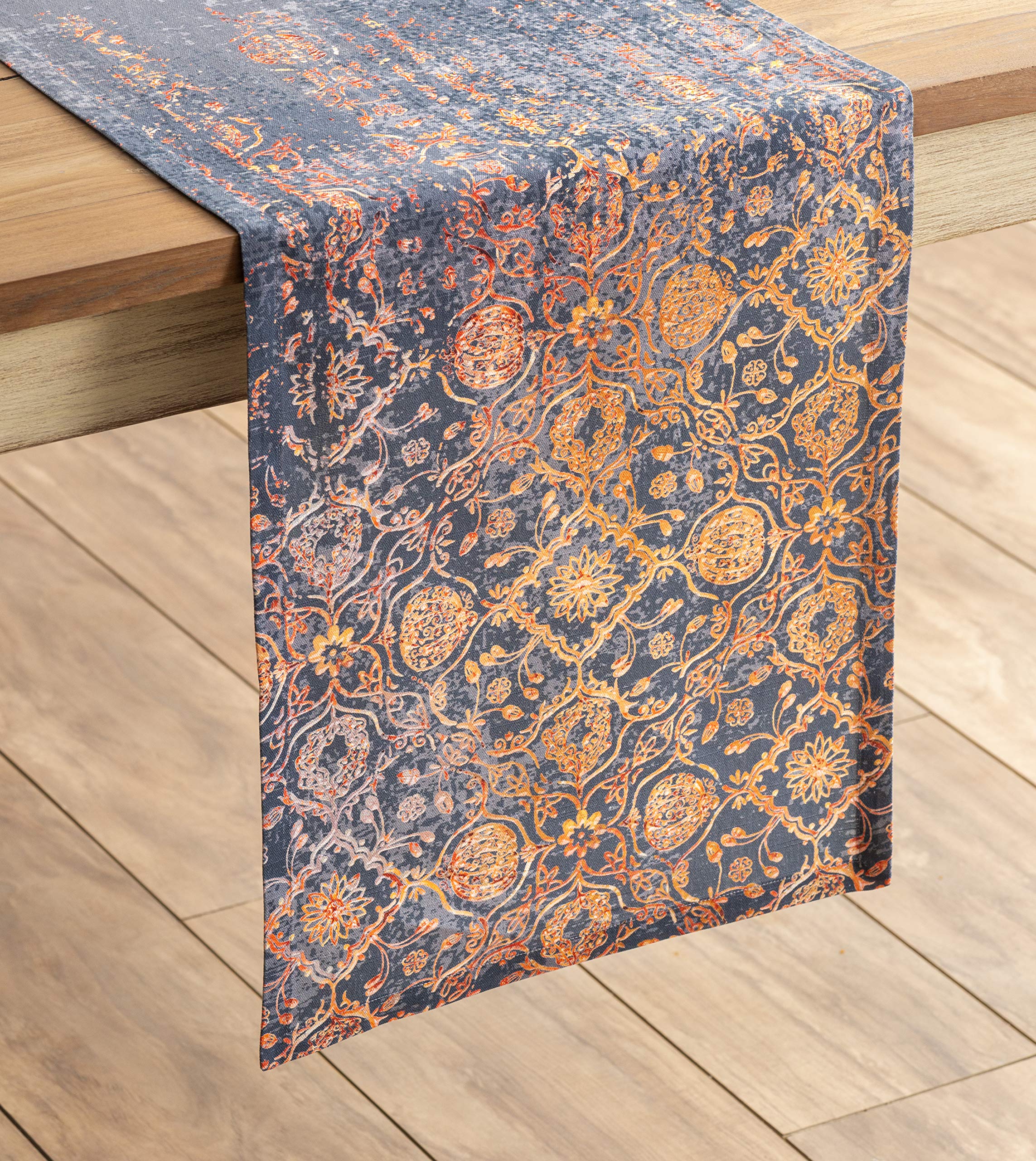 Maison D' Hermine Tablerunner 100% Cotton Table Runner Decorative Table Runners, Home, Wedding, Buffet & Camping, Imperfection (