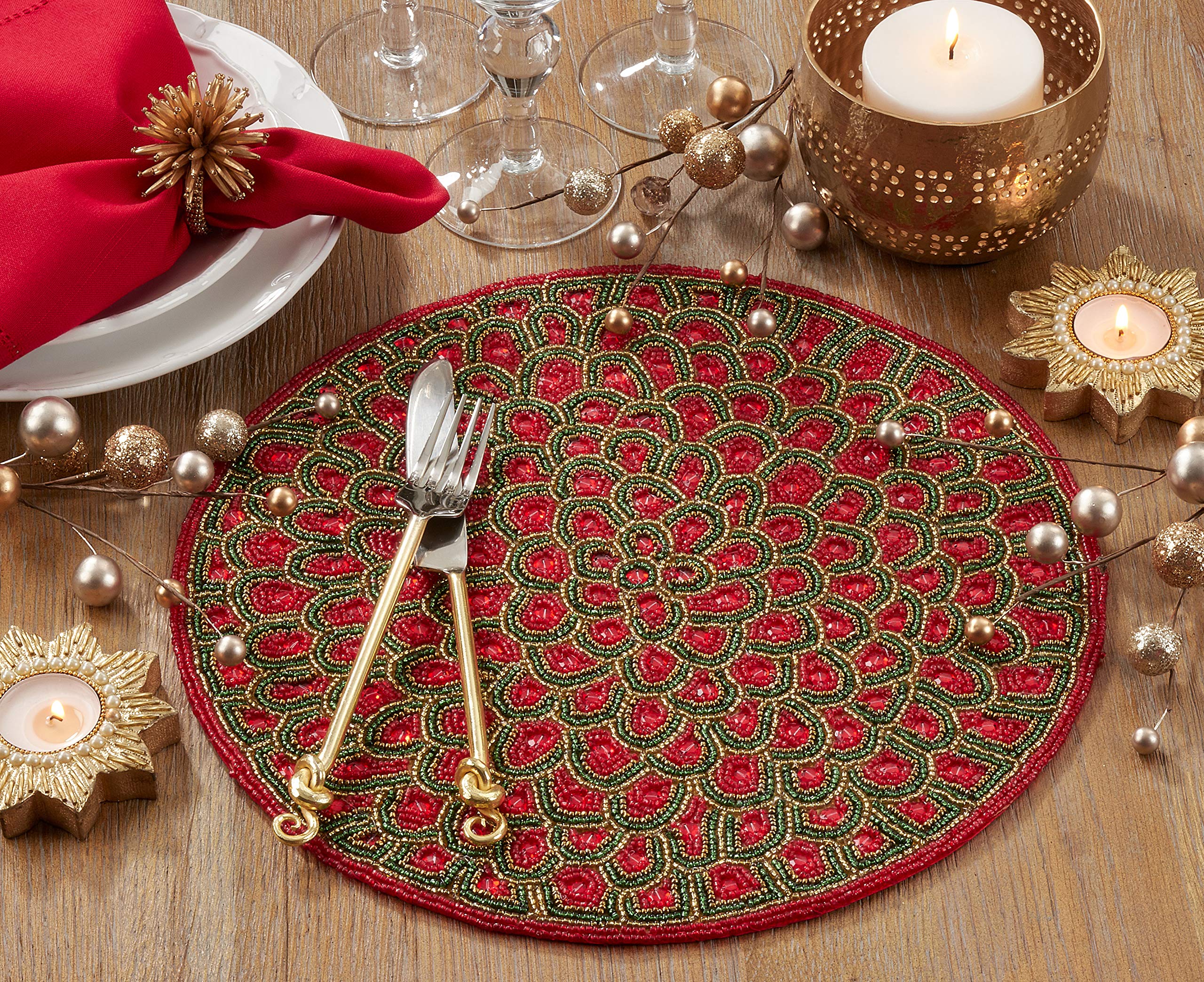 Beaded Placemats (Set Of 4)
