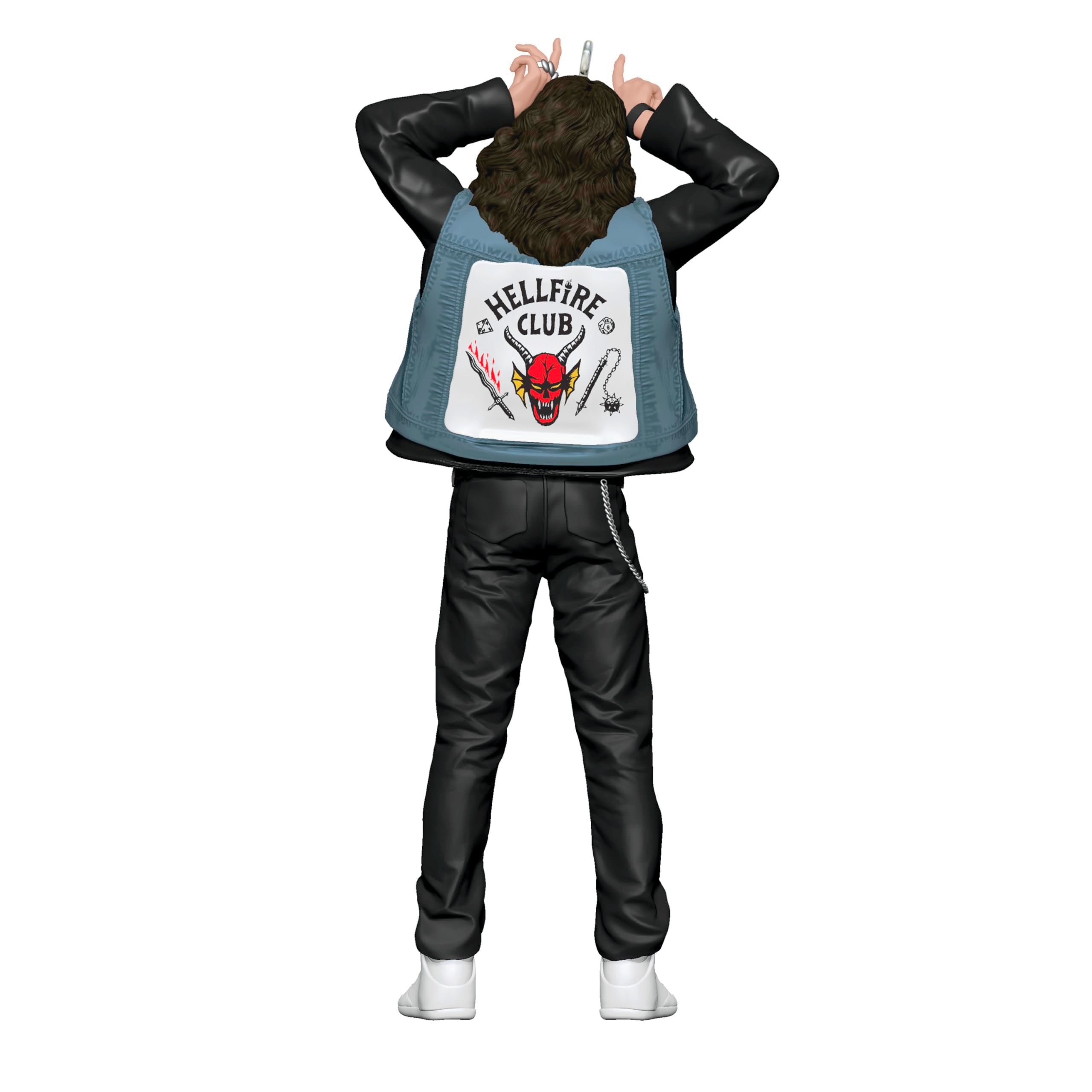 Hallmark Keepsake Christmas Ornament 2024, Eddie Munson - Netflix Stranger Things, Plastic, Model 2199QXI7751