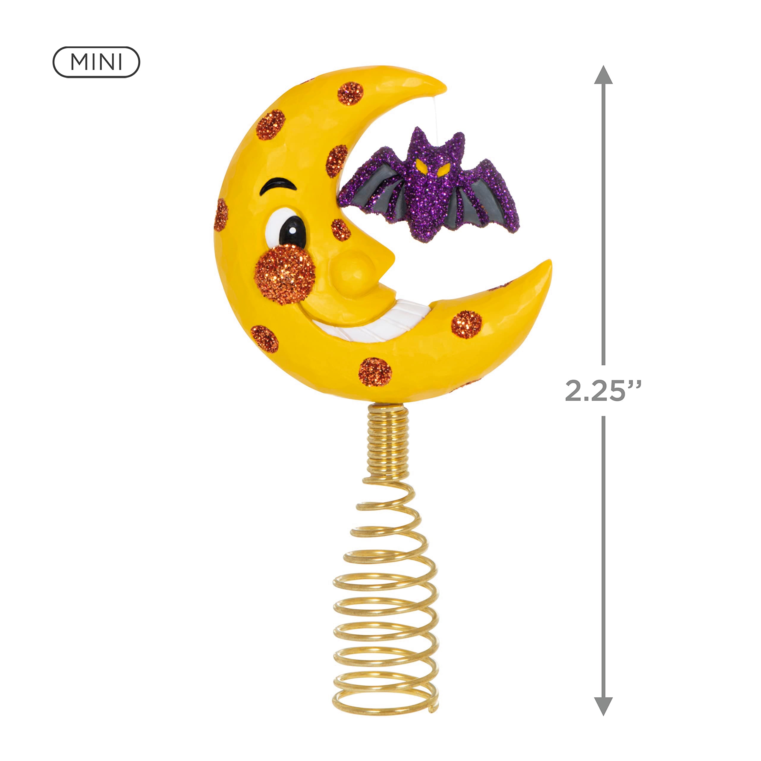 Hallmark Keepsake Mini Halloween Tree Topper and Tree Skirt, Set of 2, Halloween Gifts