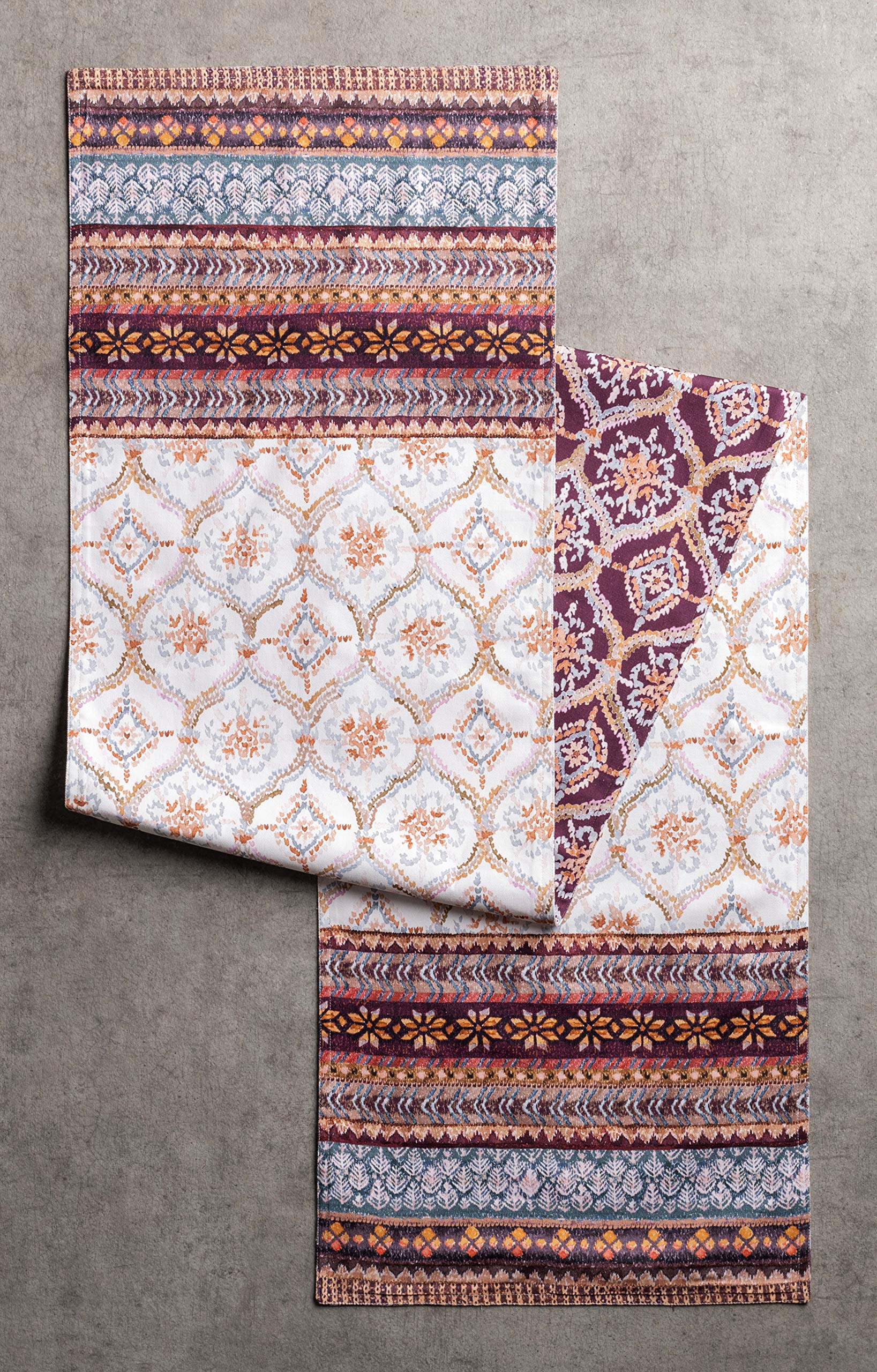 Maison D' Hermine Table Runners 100% Cotton 14.50Inch X 108Inch Tablerunner, Decorative Table Runner, Dining, Buffet & Camping,