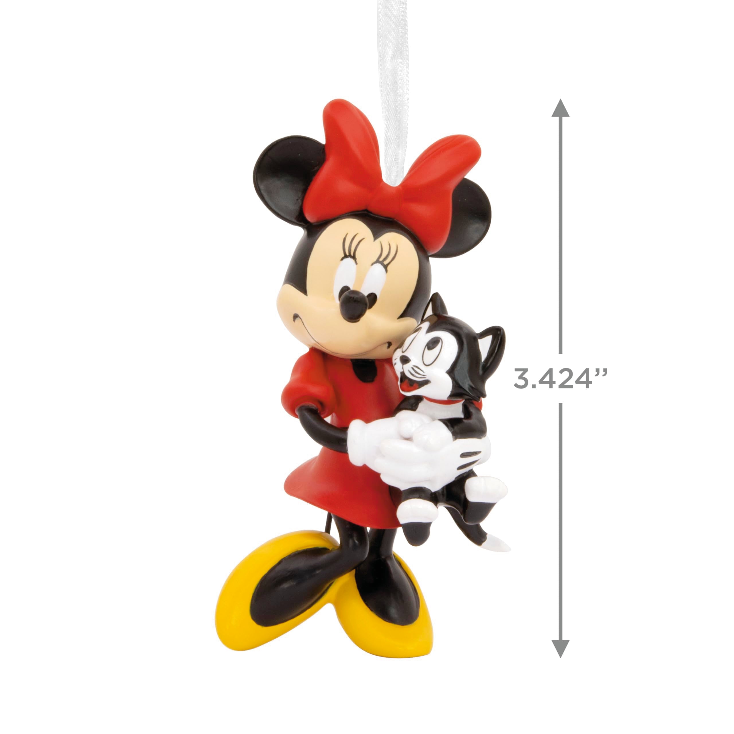 Hallmark Disney Minnie Mouse Holding Kitten Christmas Ornament