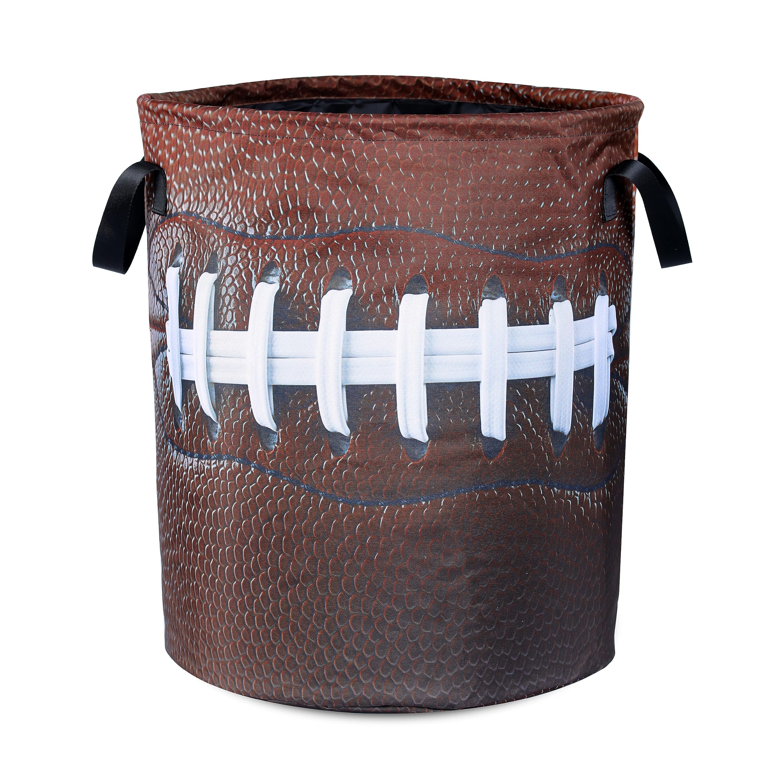 Football Laundry Basket American Ball Foldable Oxford Cloth Funny Tote Bag Laundry Hamper Clothes Storage Bucket Organizer For B