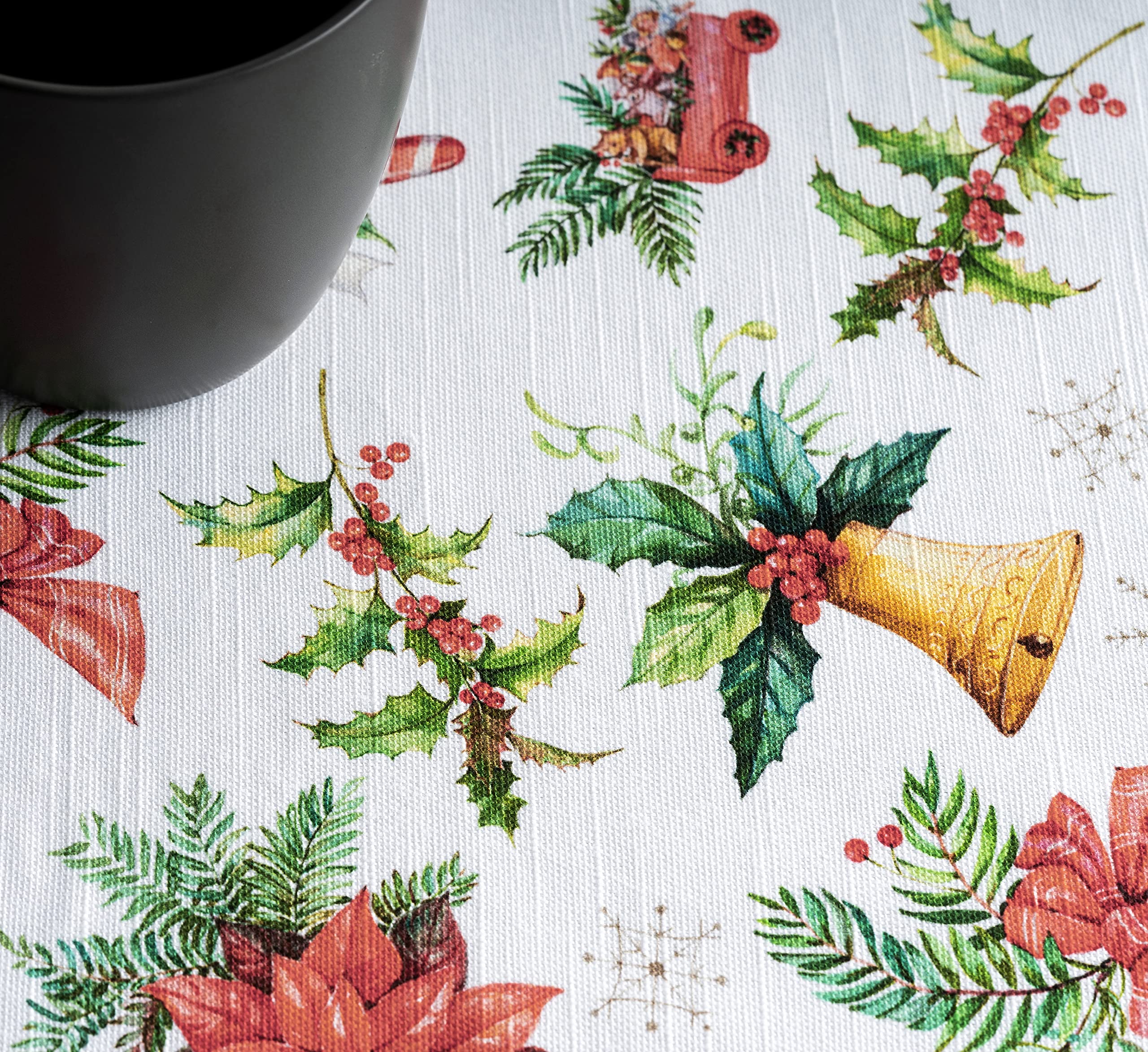 Maison D' Hermine Cloth Placemat 100% Cotton Decorative Washable Table Placemats, Dining, Home, Wedding, Banquet, Buffet, Chromo