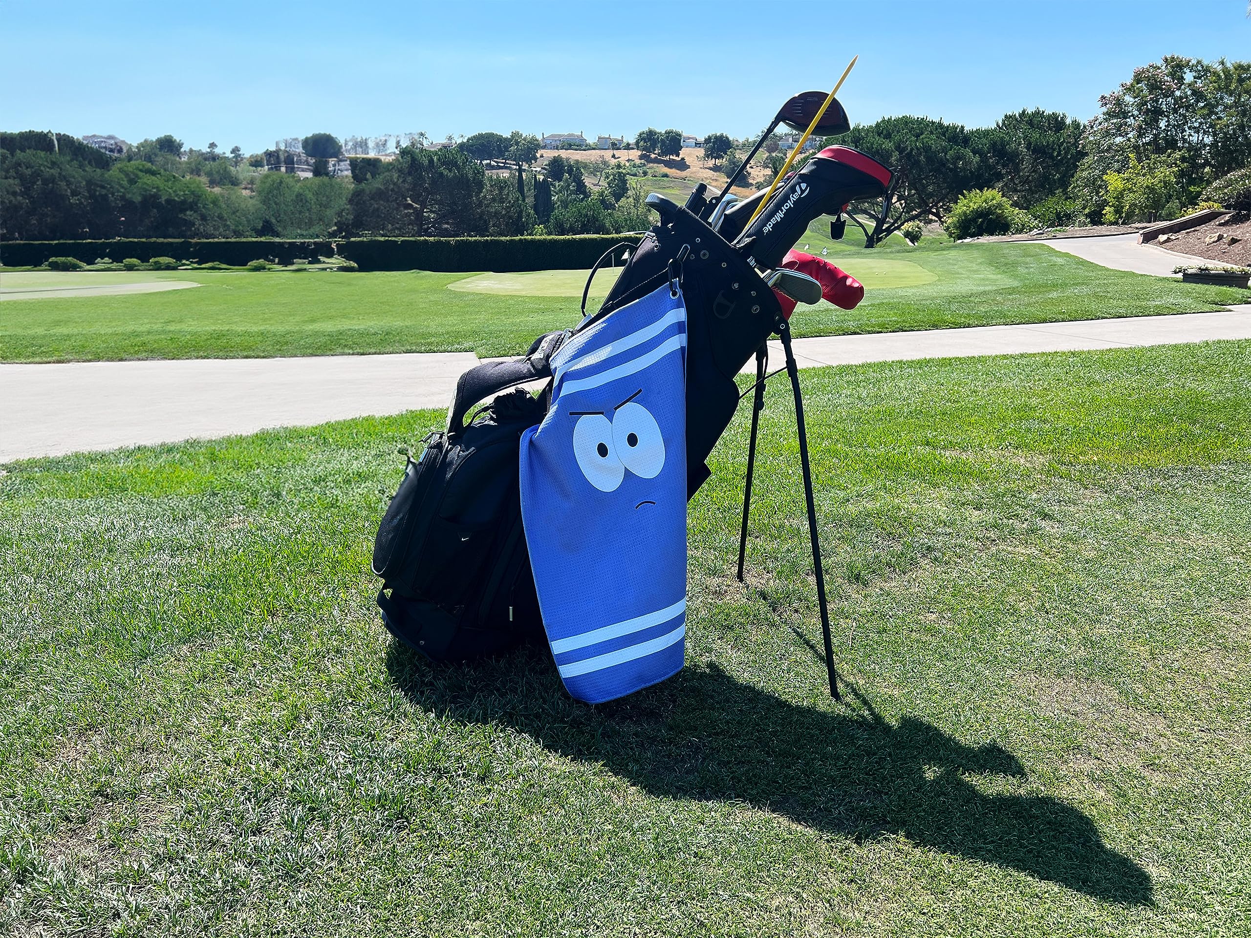 Towelie Microfiber Premium Golf Towel - Golf Gift For Men - Golf Accessories And Gifts, Father'S Day, Christmas, Birthday Gift