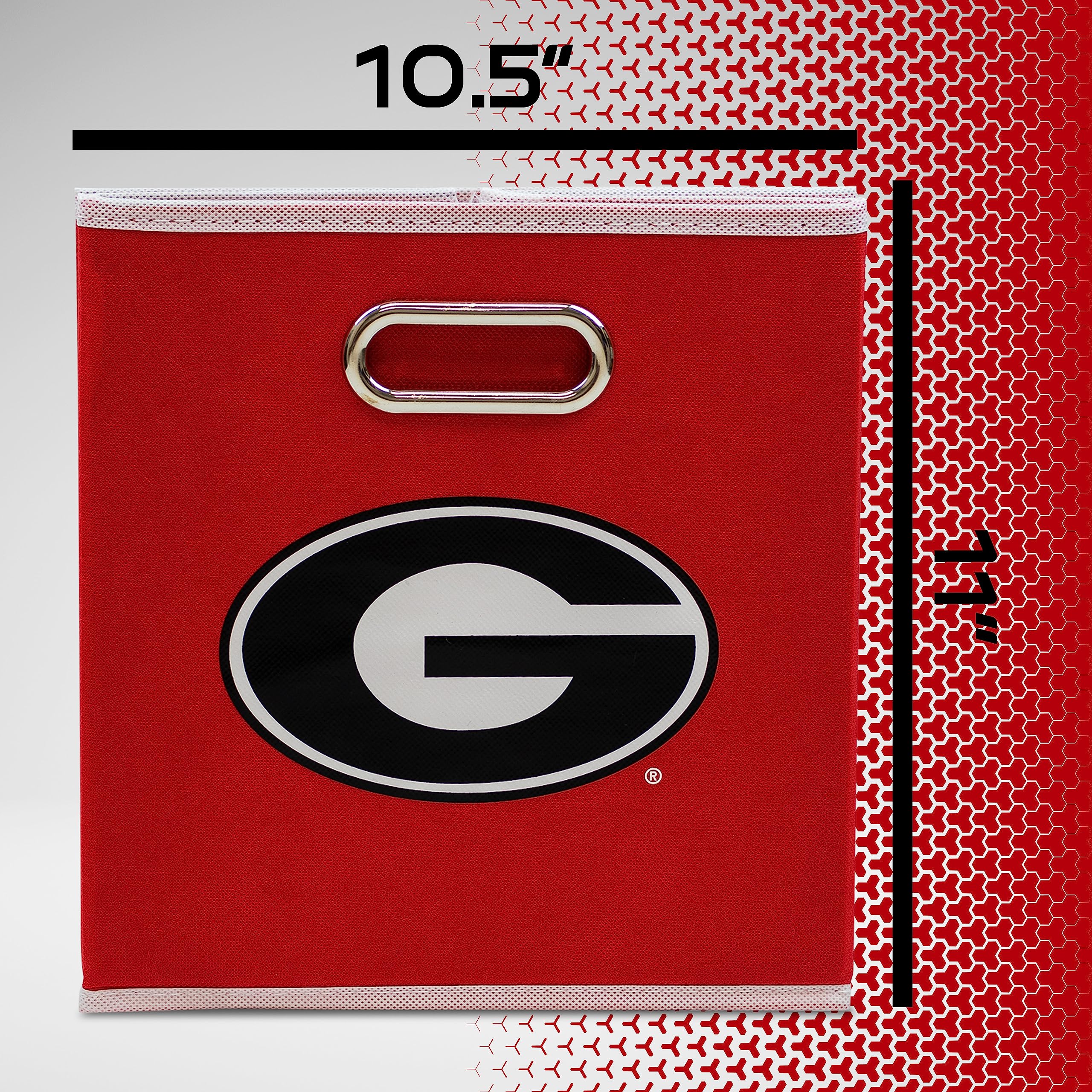 Franklin Sports Unisex Franklin Sports Ncaa Georgia Bulldogs Storage Bin, Team Specific, One Size Us