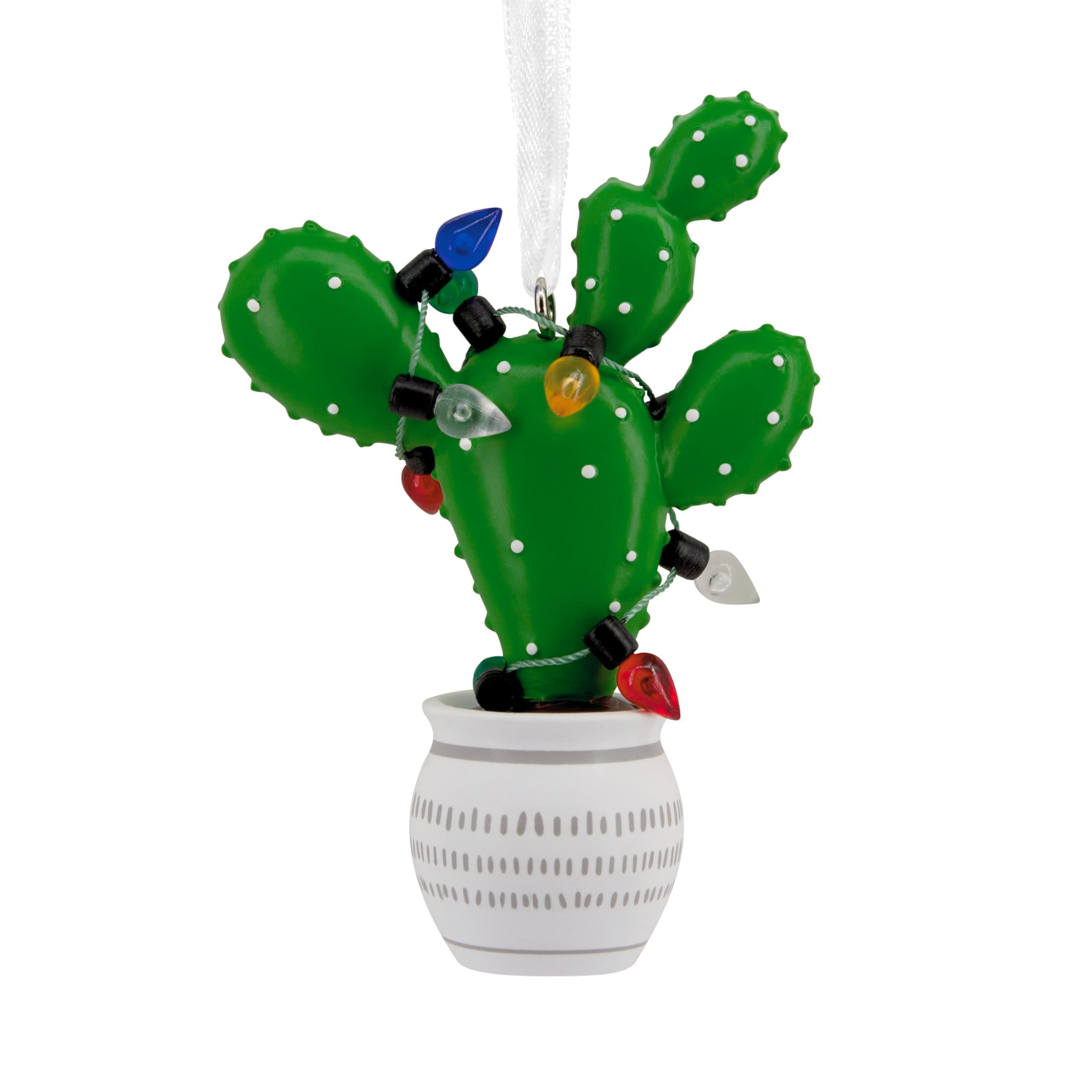 Hallmark Cactus with String Lights Christmas Ornament