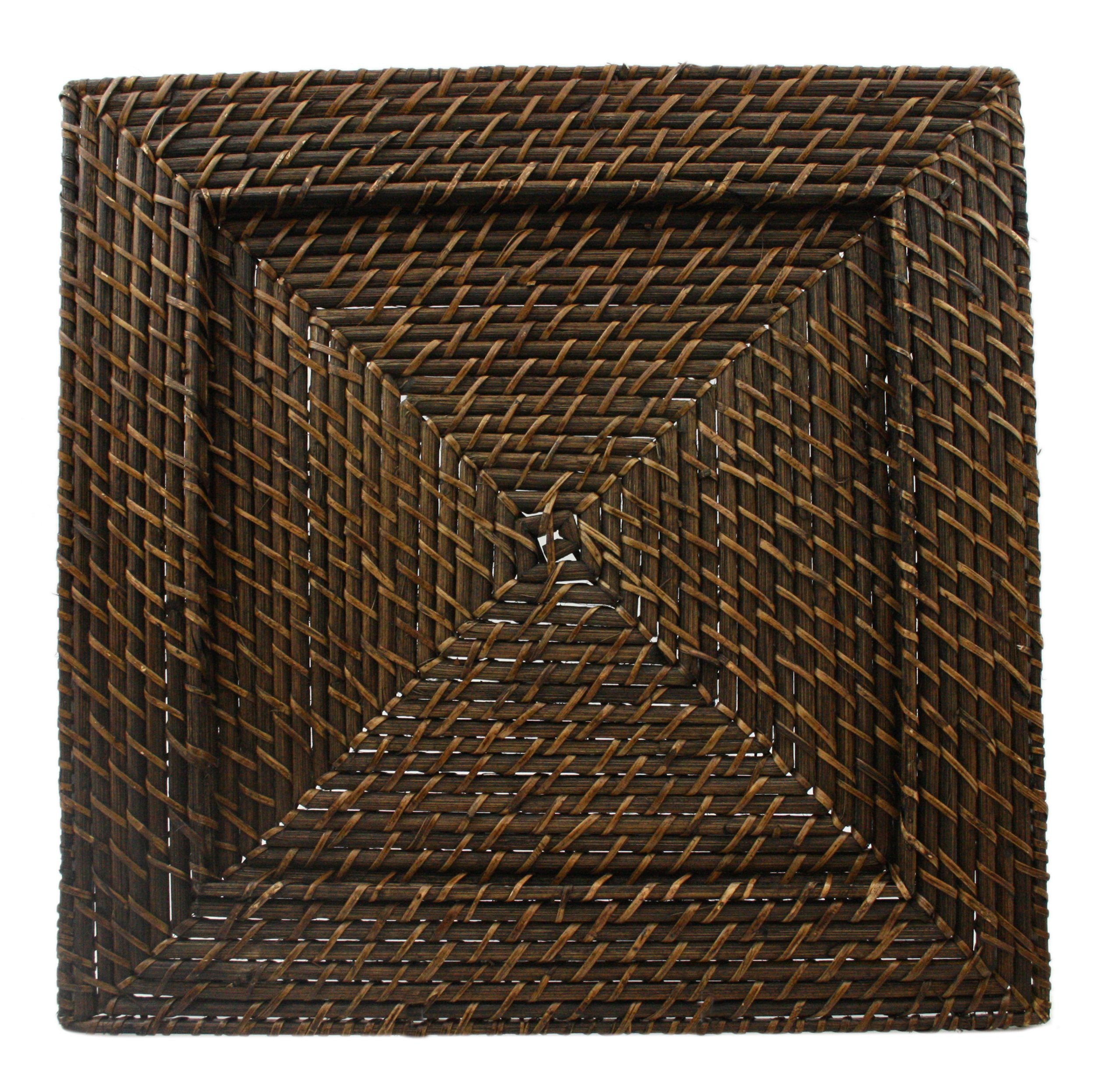 Chargeit By Jay Square Chargers Set Of 4 Decorative Service Plates For Home, Professional Fine Dining Perfect For Events & Dinne