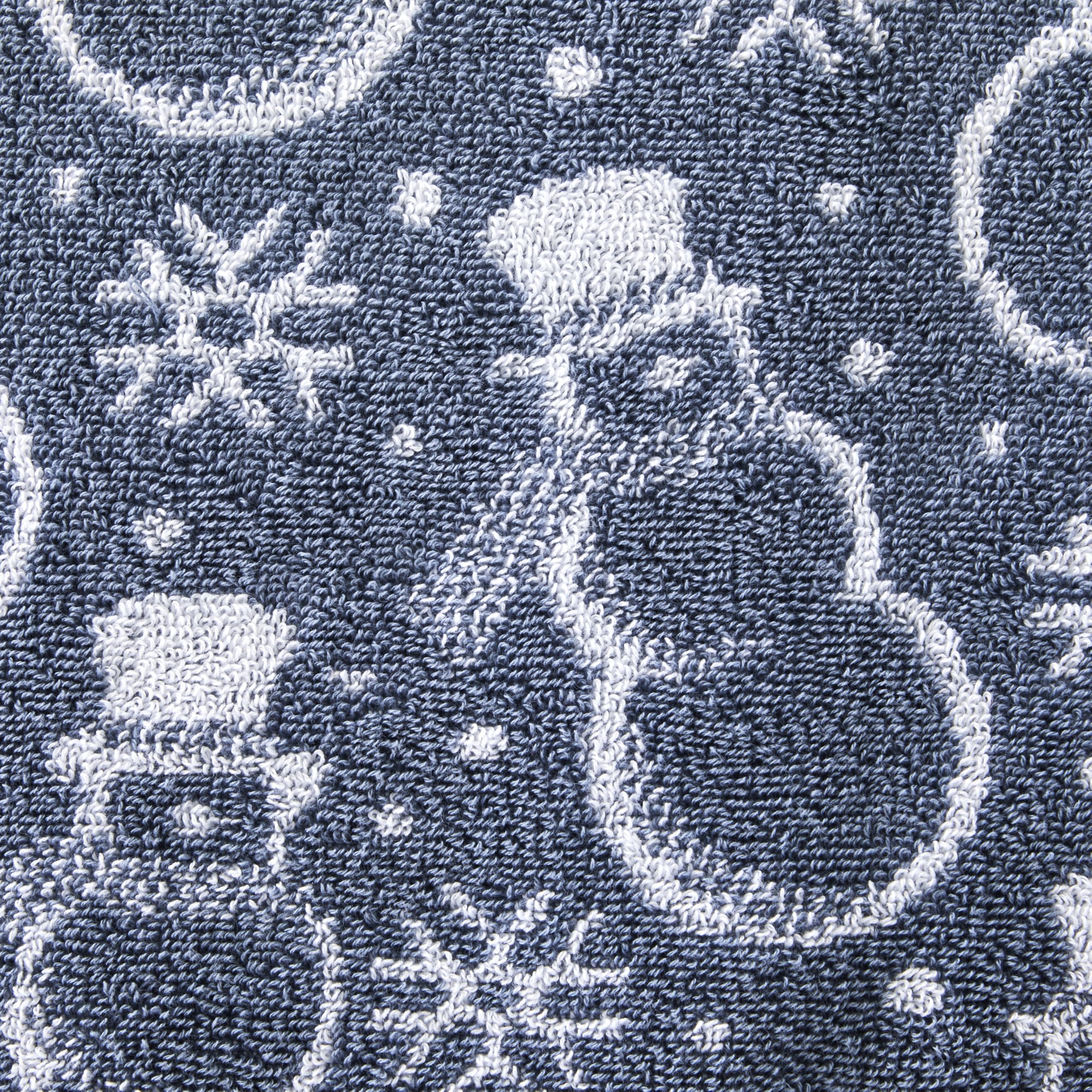 Skl Home Winter Top Hat Snowmen Bath Towel, Blue