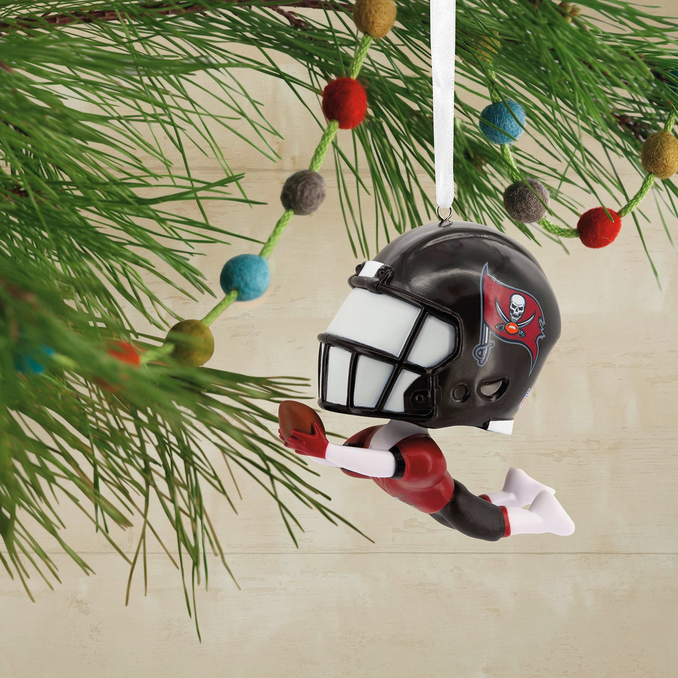 Hallmark NFL Tampa Bay Buccaneers Bouncing Buddy Christmas Ornament