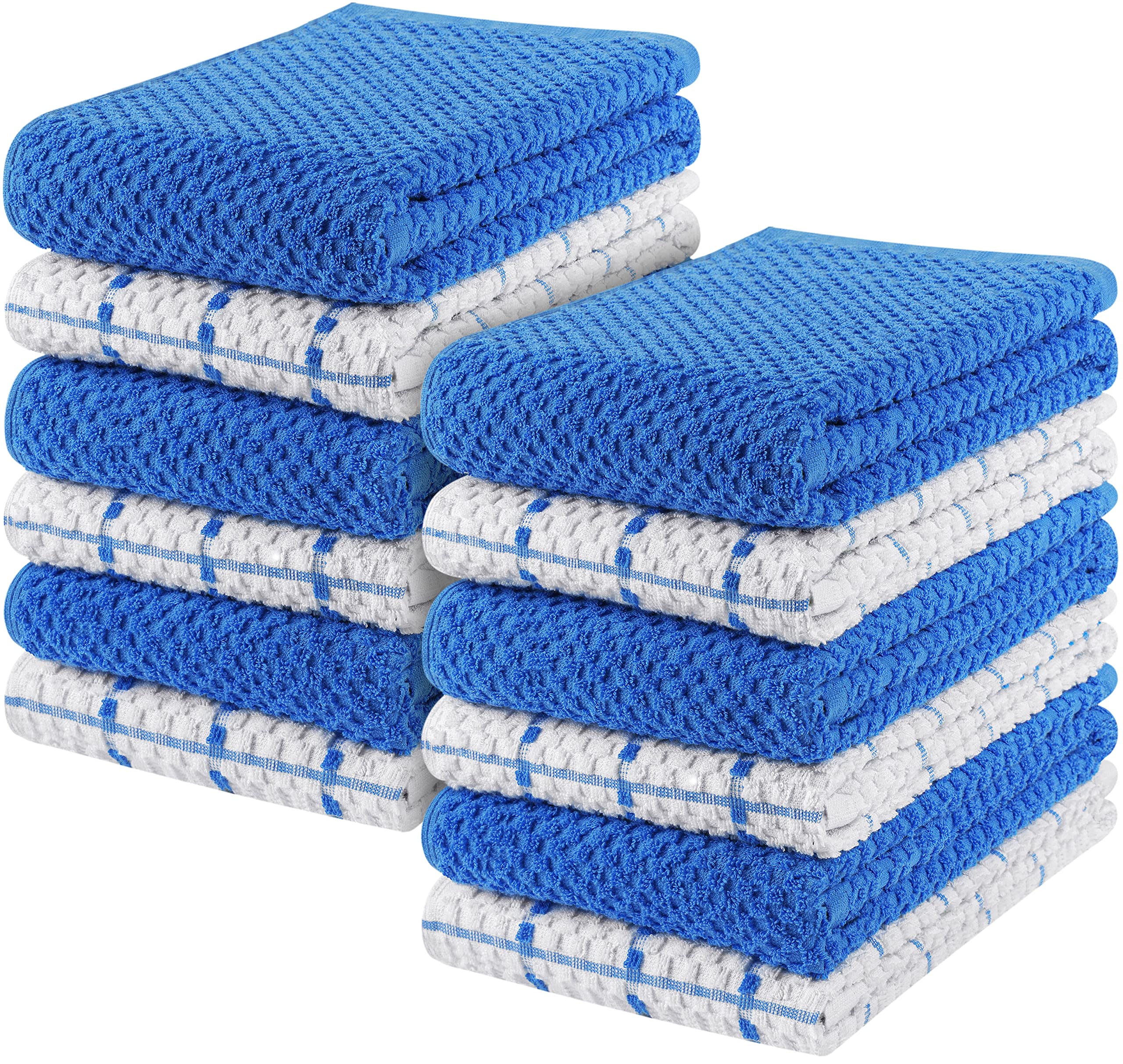 Utopia Kitchen Towels [12 Pack], 15 X 25 Inches, 100% Ring Spun Cotton Super Soft And Absorbent Linen Dish Towels, Tea Towels An