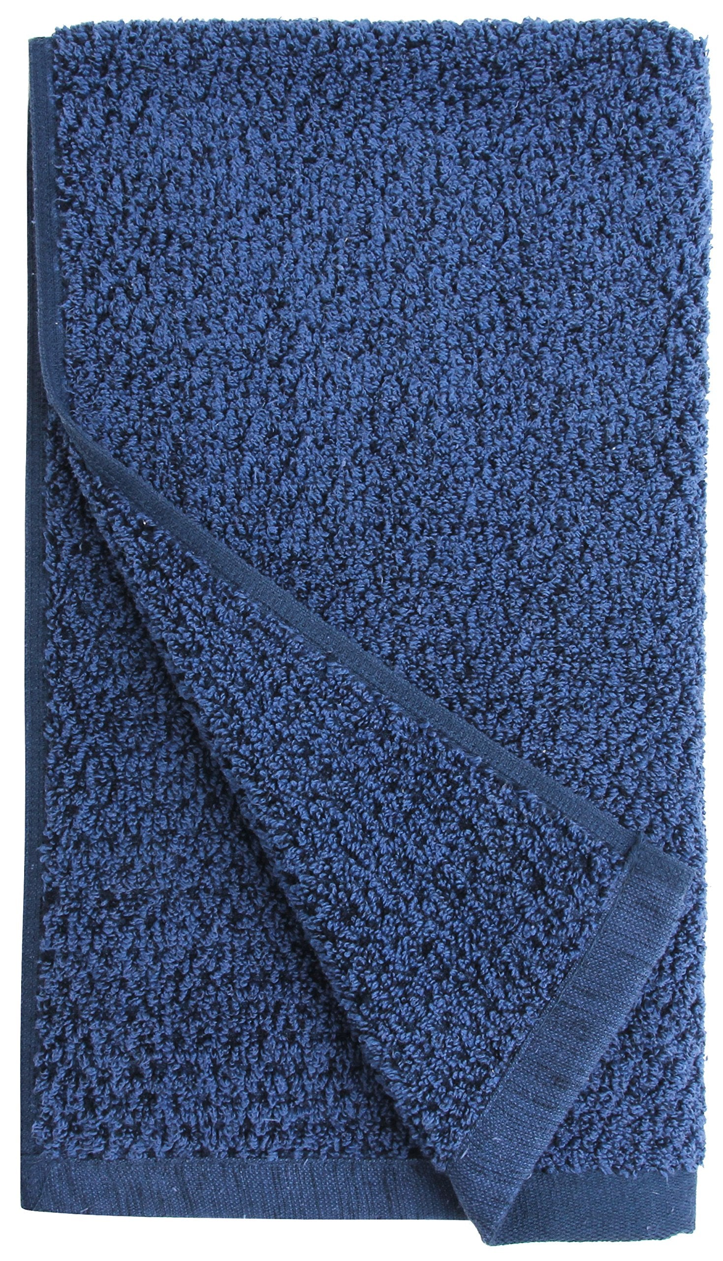 Everplush Hand Towels Set, 4 X (16 X 30 In), Navy Blue, 4 Count