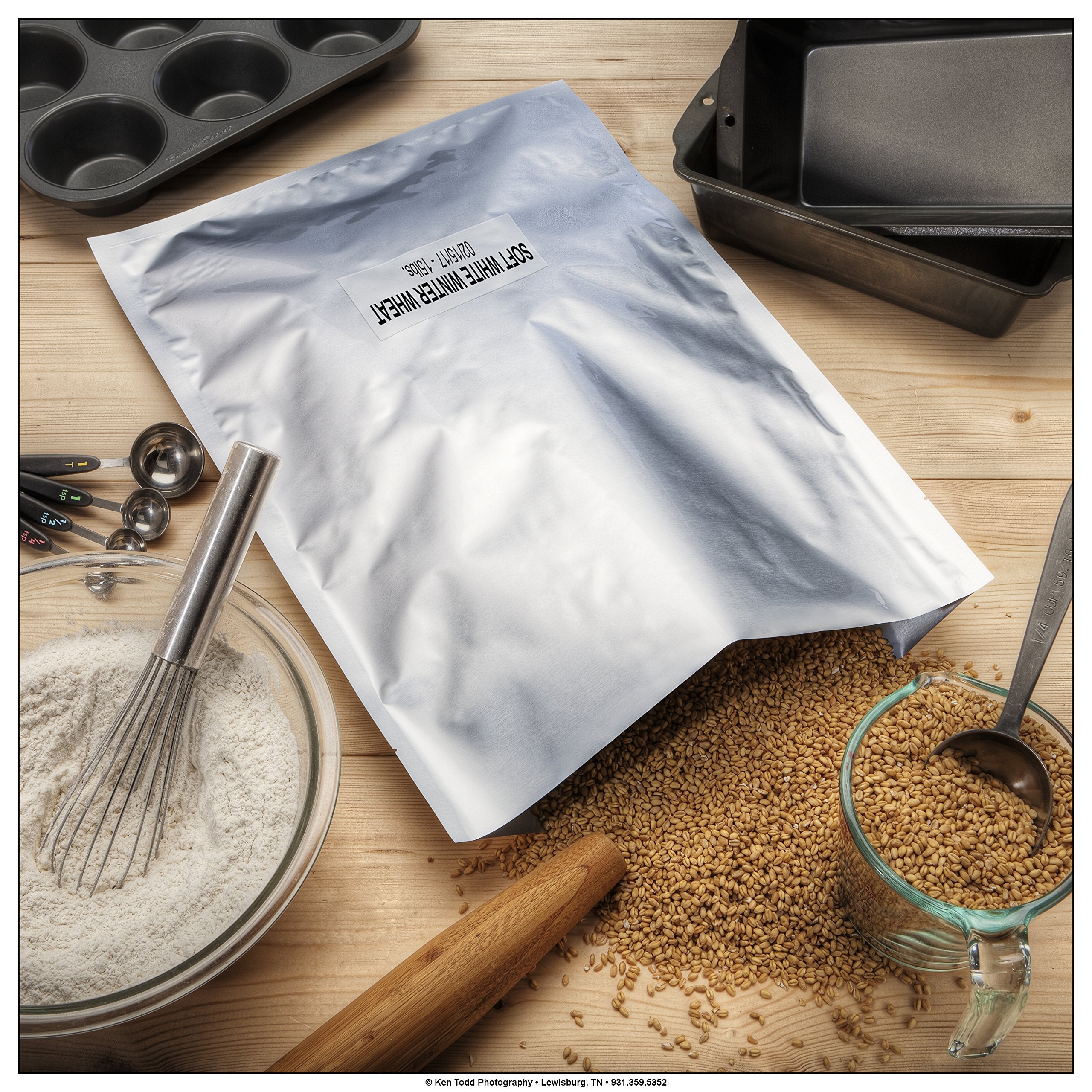 ShieldPro Odor-Proof 5 Mil 1-Gallon Mylar Bags + 300cc Oxygen Absorbers for Long Term Storage of Food (20)