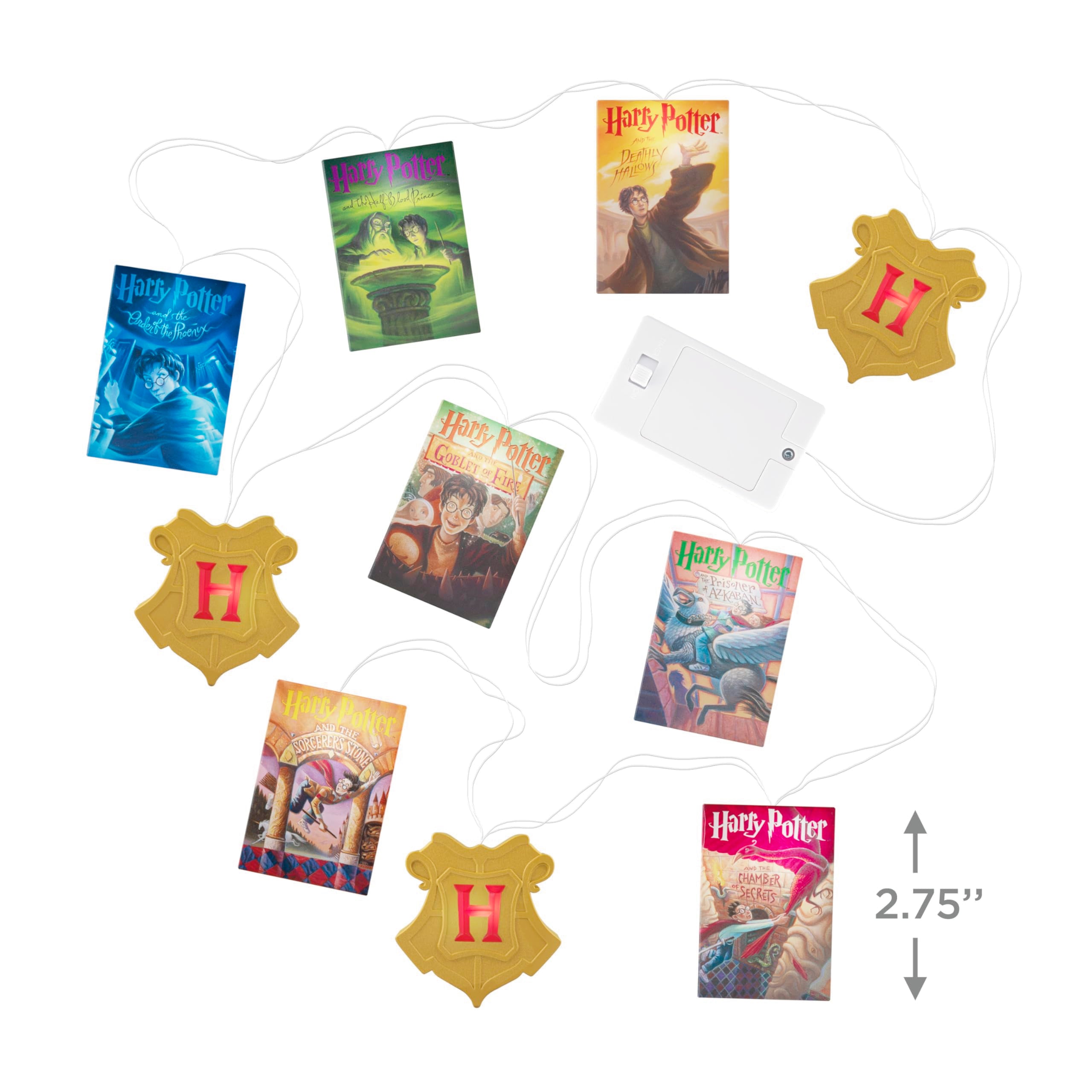 Hallmark Keepsake 7  Christmas String Lights 2025, Harry Potter 10-Light, Gifts for Harry Potter Fans