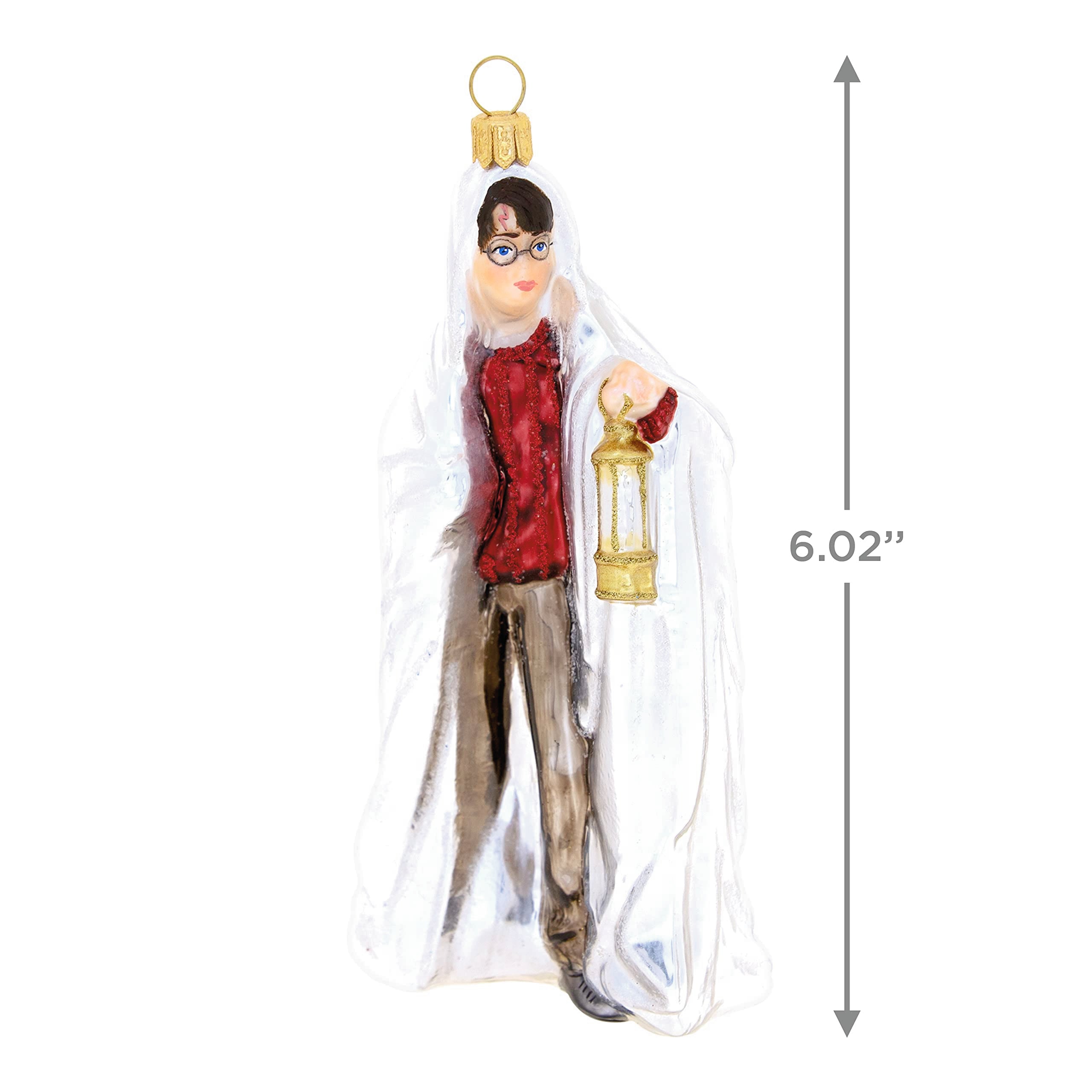 Hallmark Keepsake Christmas Ornament 2023, Harry Potter Using the Invisibility Cloak, Glass Harry Potter Gifts