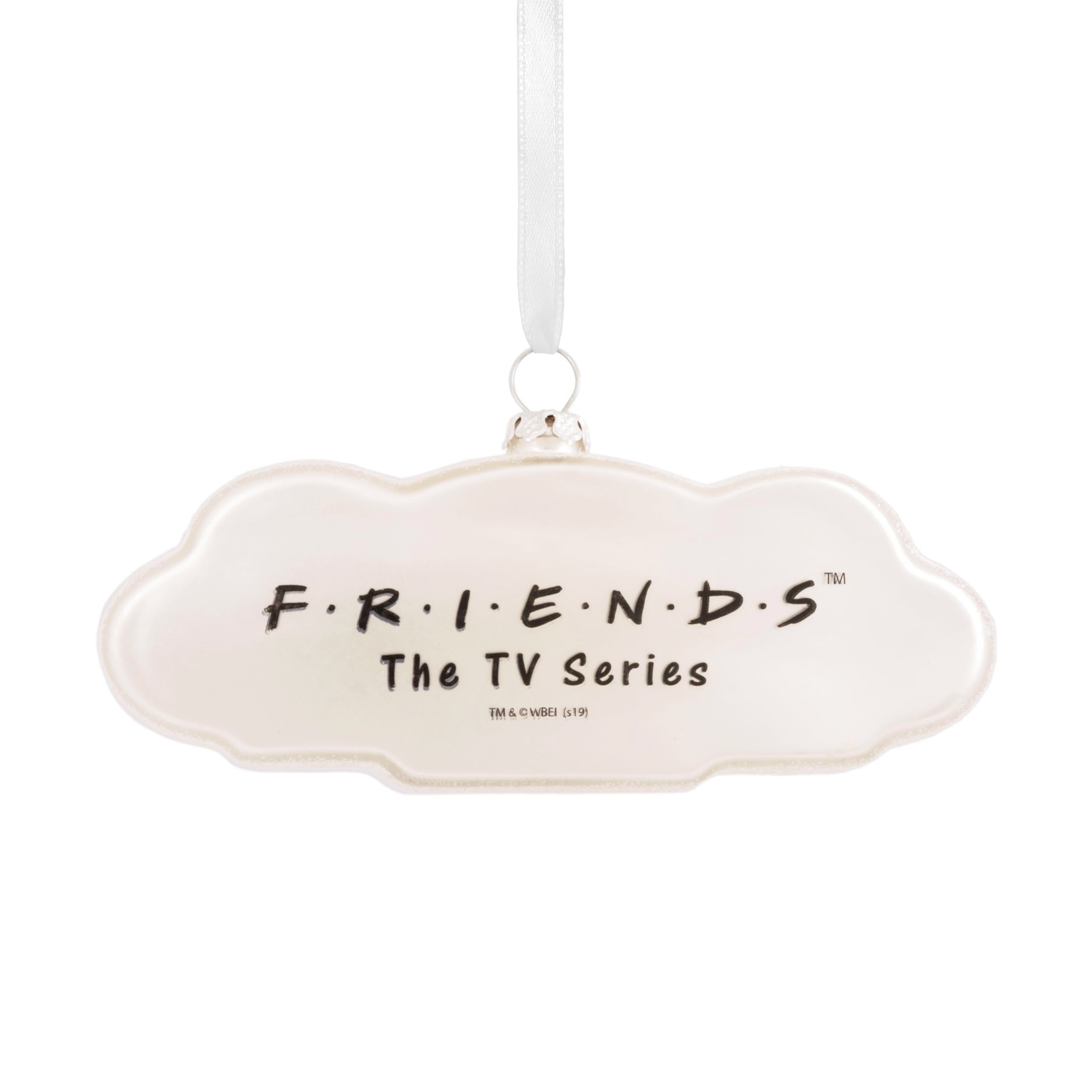 Hallmark Christmas Ornament - Central Perk Sign, Blown Glass, Model 0003HCM1051