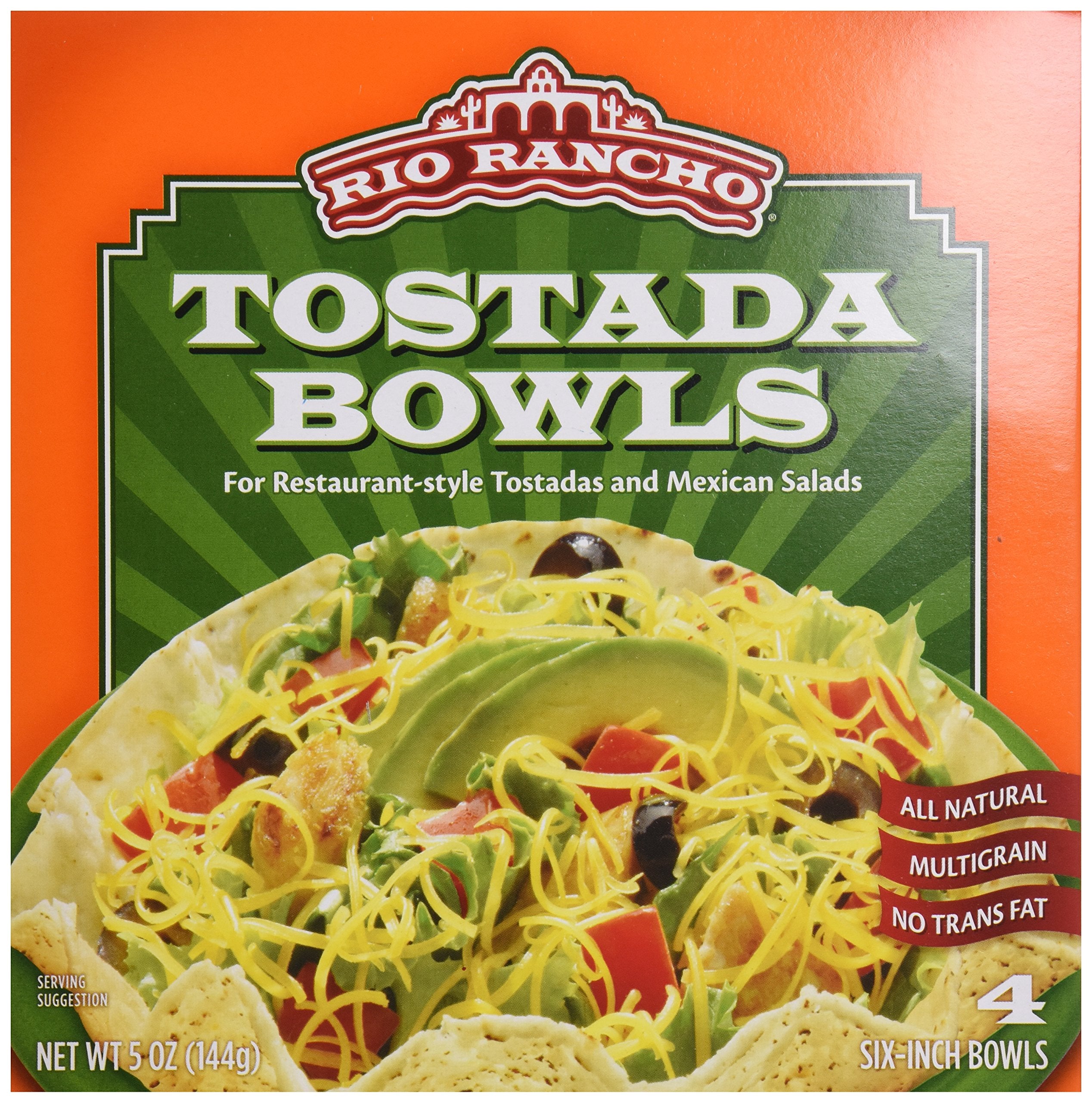 Rio Rancho Tostada Bowls, 4Count