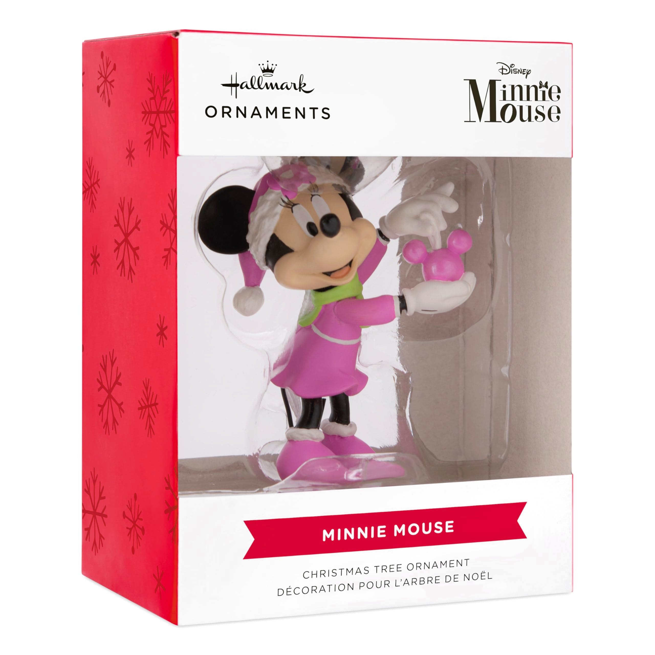 Hallmark Disney Minnie Mouse Holding Ornament Christmas Ornament