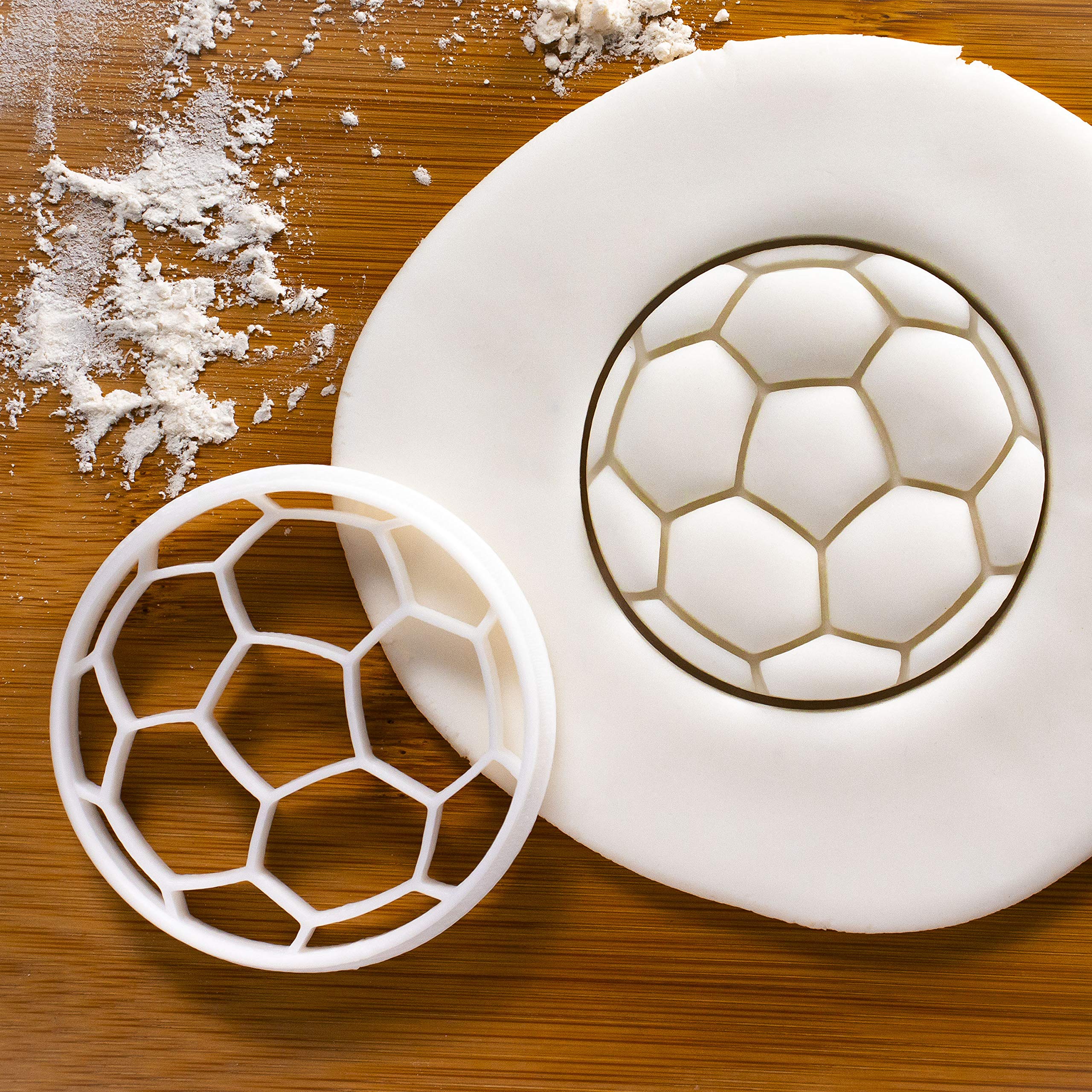 Small Soccer Ball Cookie Cutter, 1 Piece - Bakerlogy