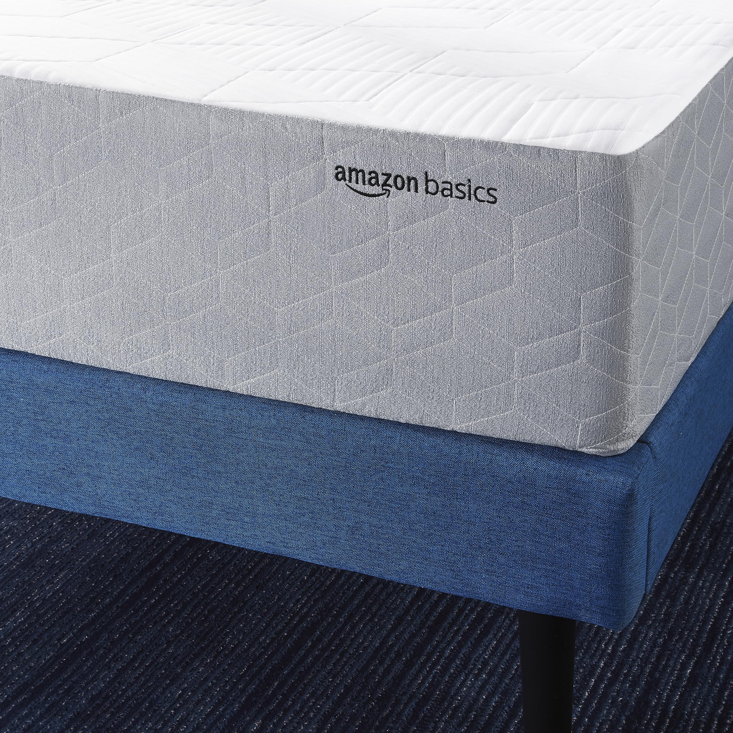 Amazon Basics Memory Foam Mattress, Medium Firm, Cooling Gel, Queen Size Mattress, Certipur-Us Certified Foam, 80 X 60 X 10 Inch