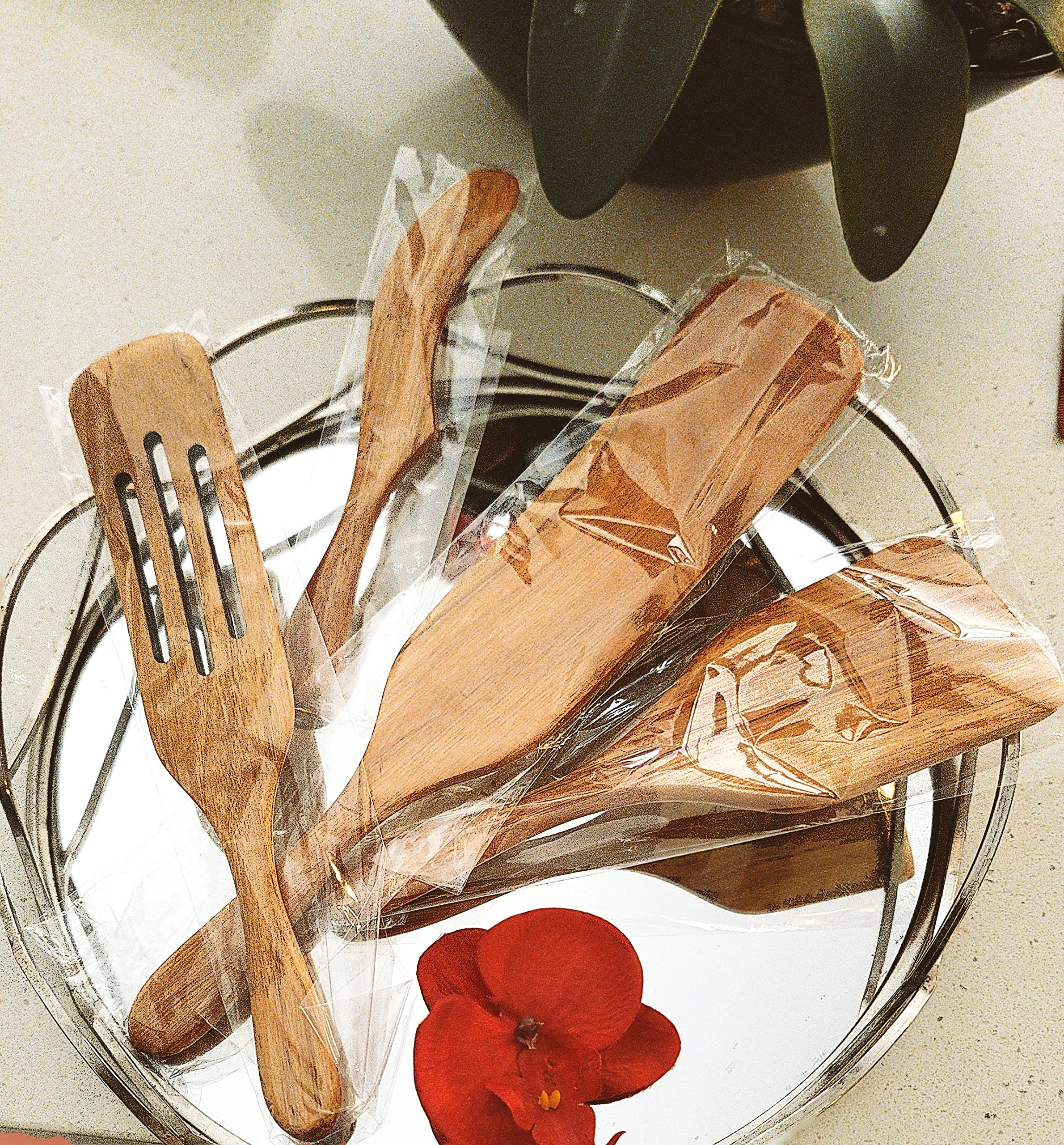 Acacia Wood Spatula Set, Kitchen Utensil