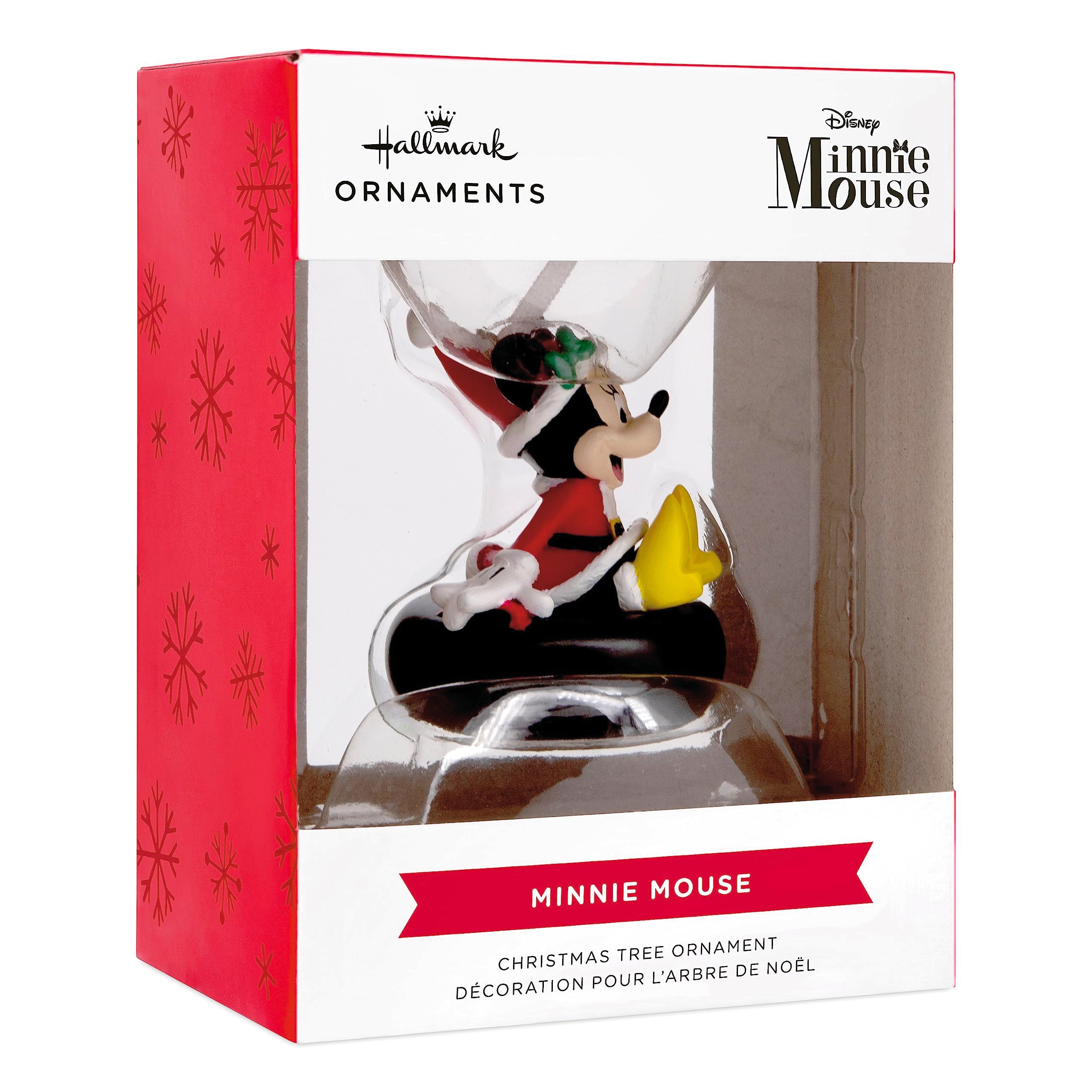 Hallmark Disney Minnie Mouse on Snow Tube Christmas Ornament