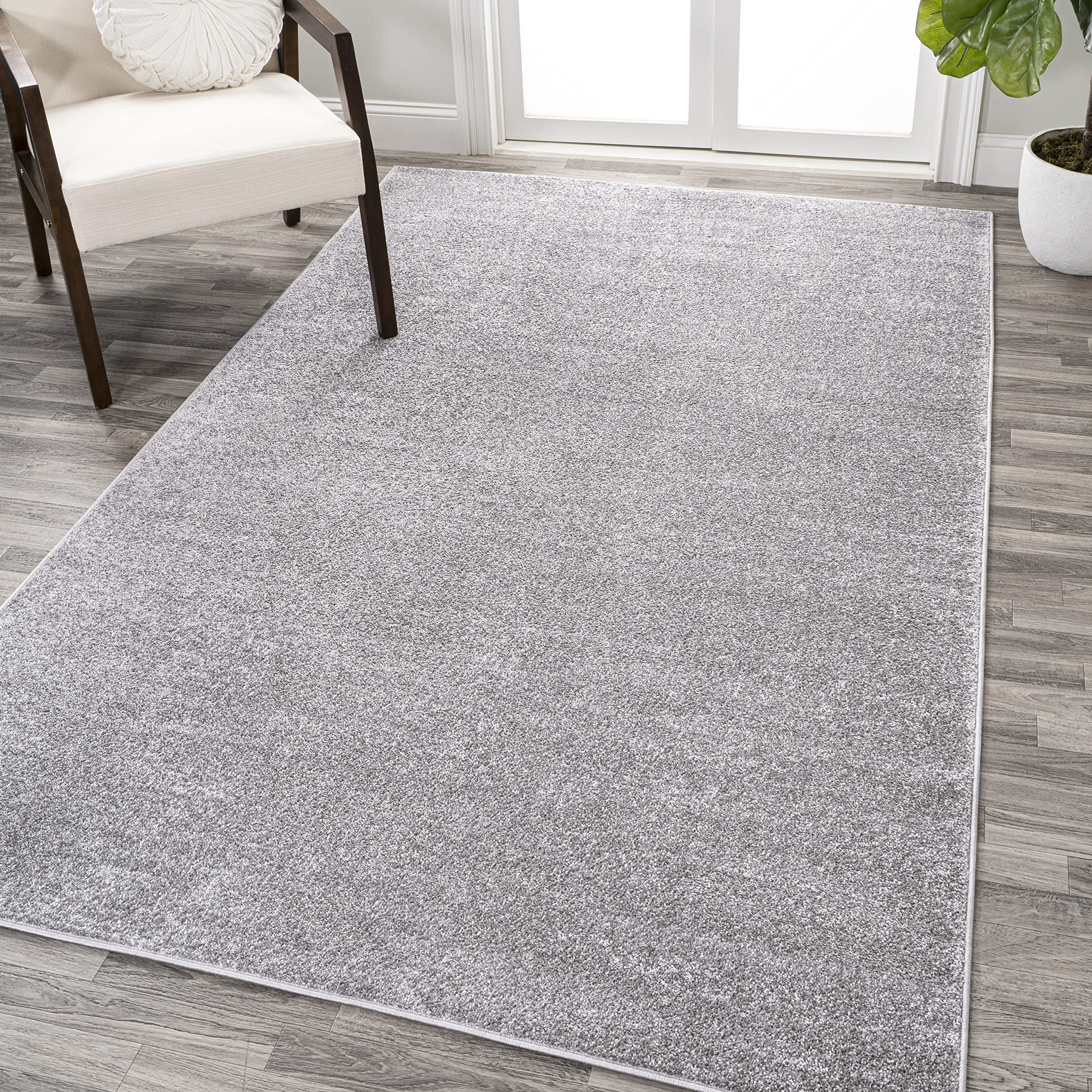 JONATHAN Y SEU100A-15 Haze Solid Low-Pile Indoor Area Rug, Coastal, Bohemian, Minimalist, Classic, Casual for Bedroom,Kitchen,Li