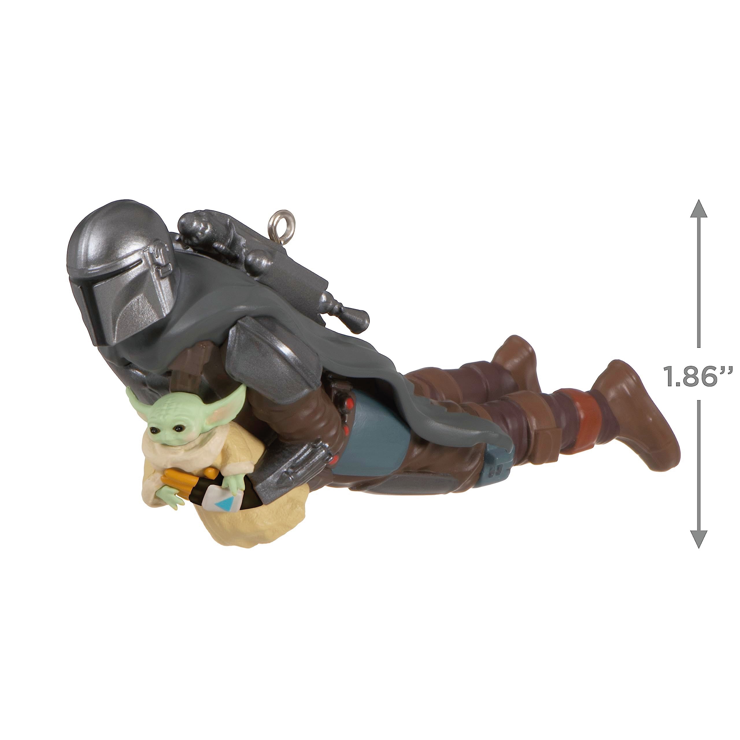 Hallmark Keepsake Christmas Ornament 2023, Star Wars: The Mandalorian Grogu s Jetpack Adventure, Gifts for Star Wars Fans