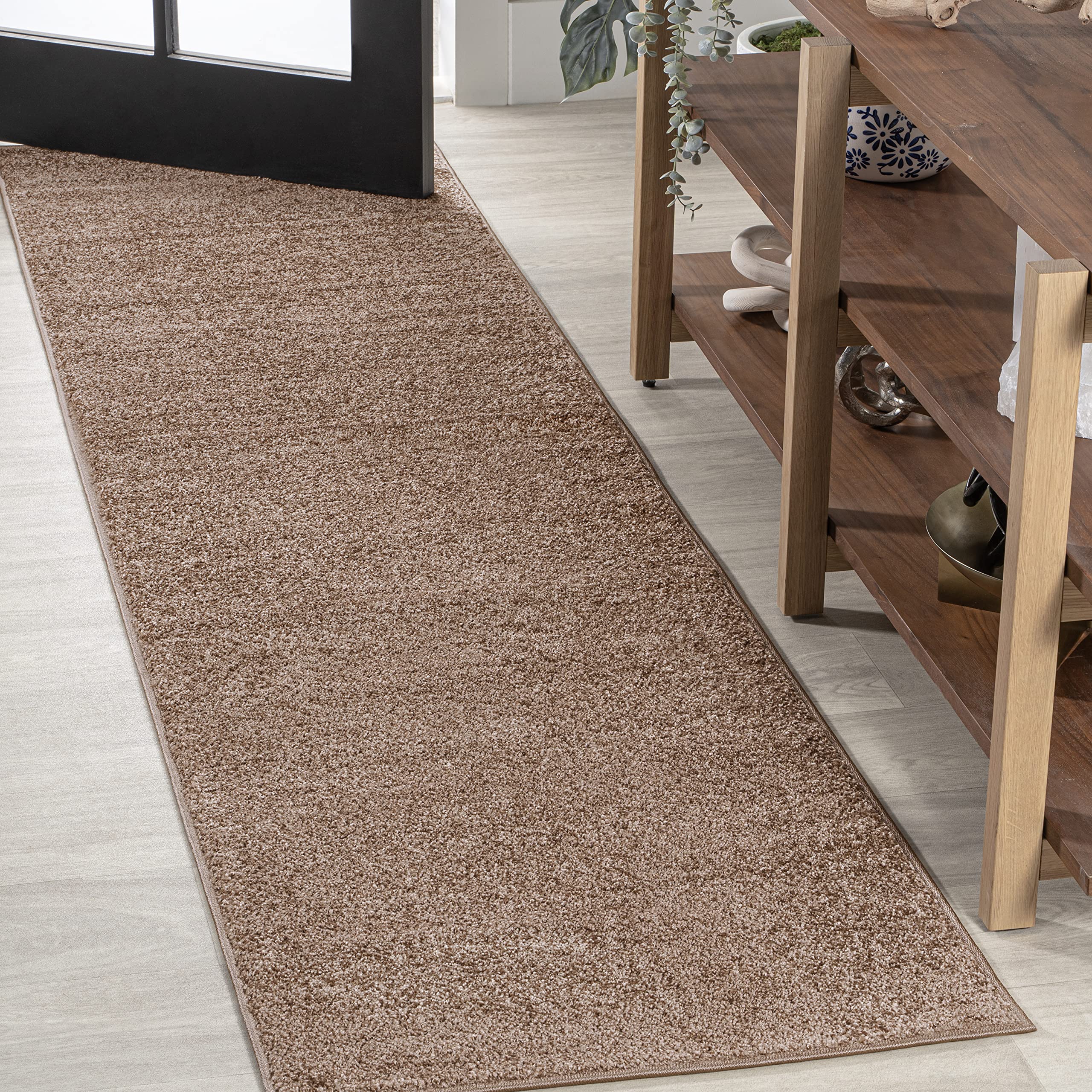 JONATHAN Y SEU100J-28 Haze Solid Low-Pile Indoor Area-Rug Casual Contemporary Solid Traditional Easy-Cleaning Bedroom Kitchen Li