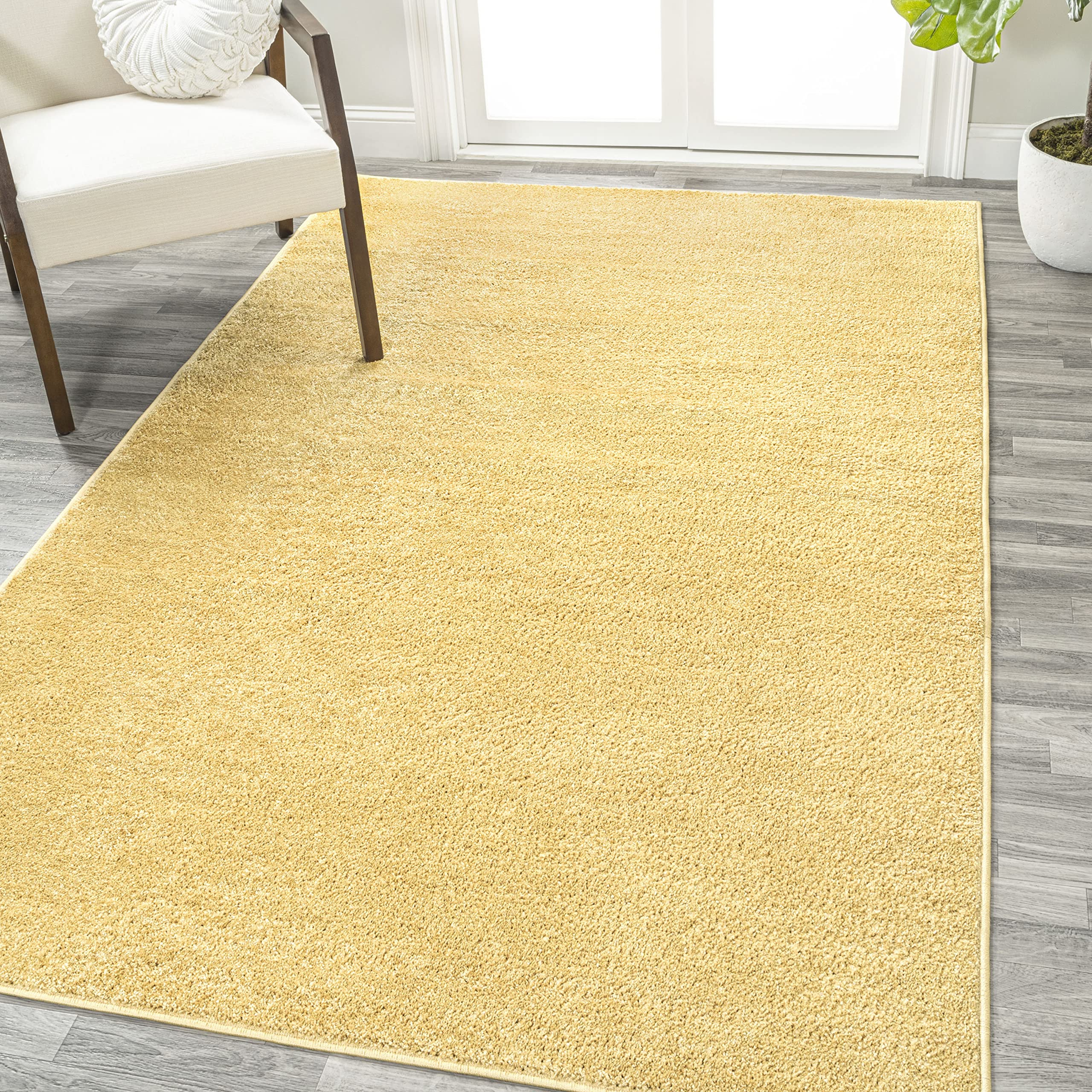 JONATHAN Y SEU100B-15 Haze Solid Low-Pile Indoor Area Rug, Coastal, Bohemian, Minimalist, Classic, Casual for Bedroom,Kitchen,Li