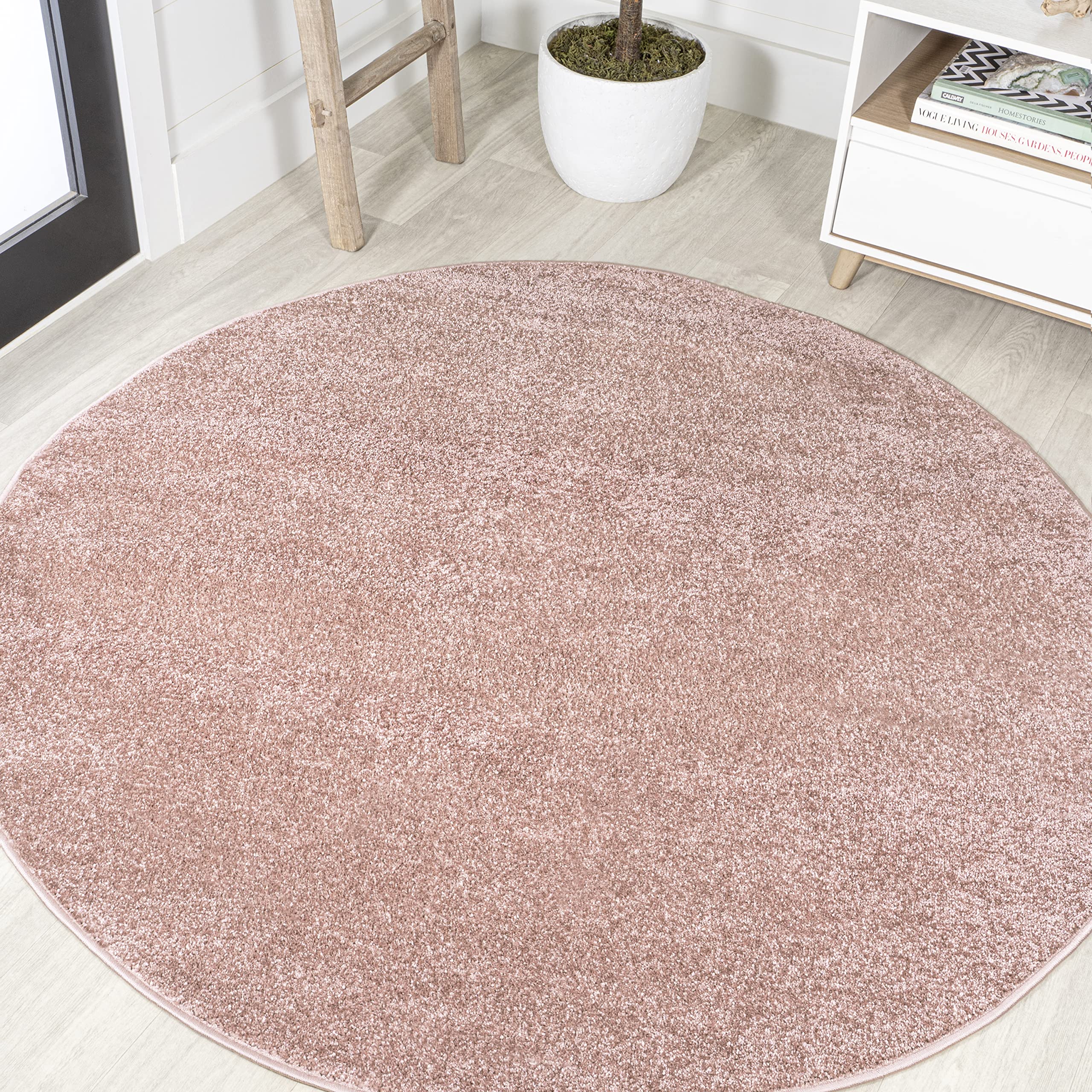 JONATHAN Y SEU100P-8R Haze Solid Low-Pile Indoor Area Rug, Coastal, Bohemian, Minimalist, Classic, Casual for Bedroom,Kitchen,Li
