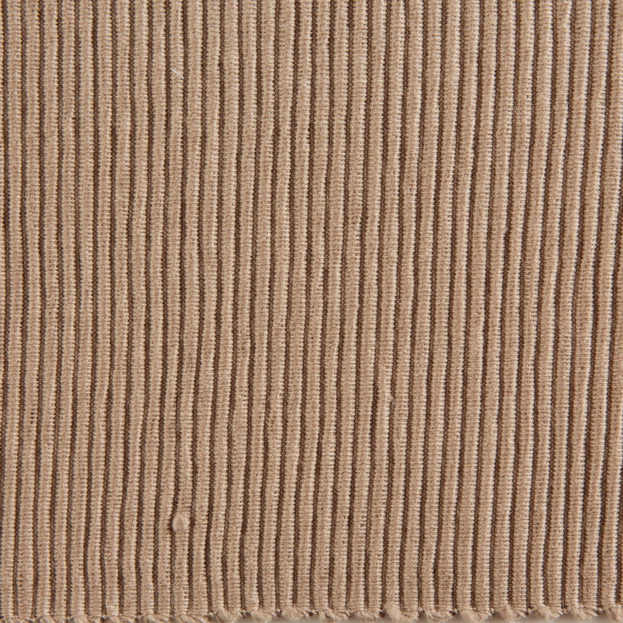 Dii Basic Everyday Ribbed Tabletop 100% Cotton, Placemat Set, 13X19, Stone, 6 Piece