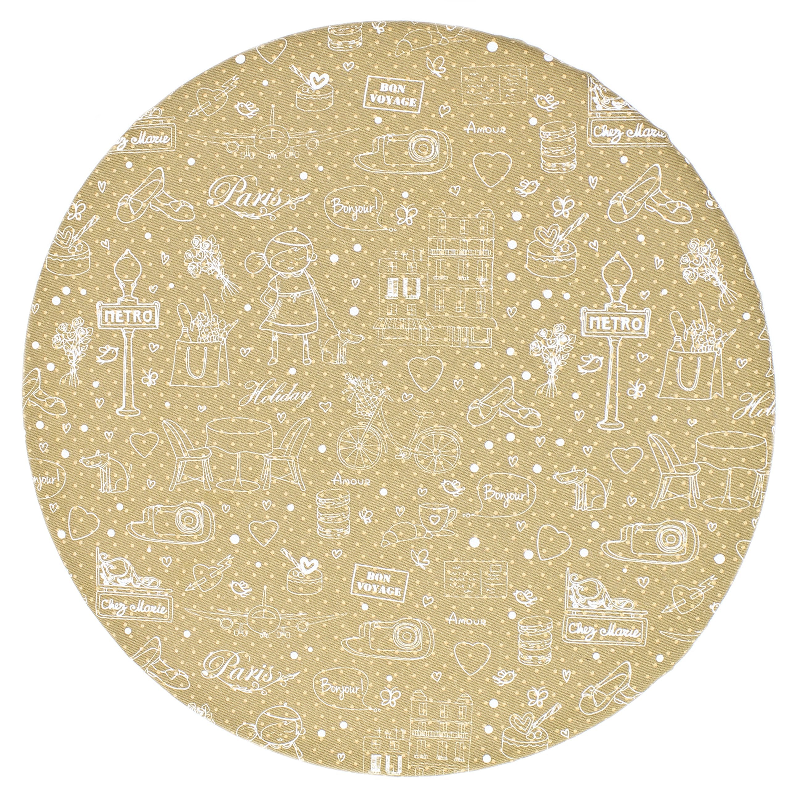 Zoie + Chloe Reusable 100% Cotton Fabric Bowl Covers - 3 Pack