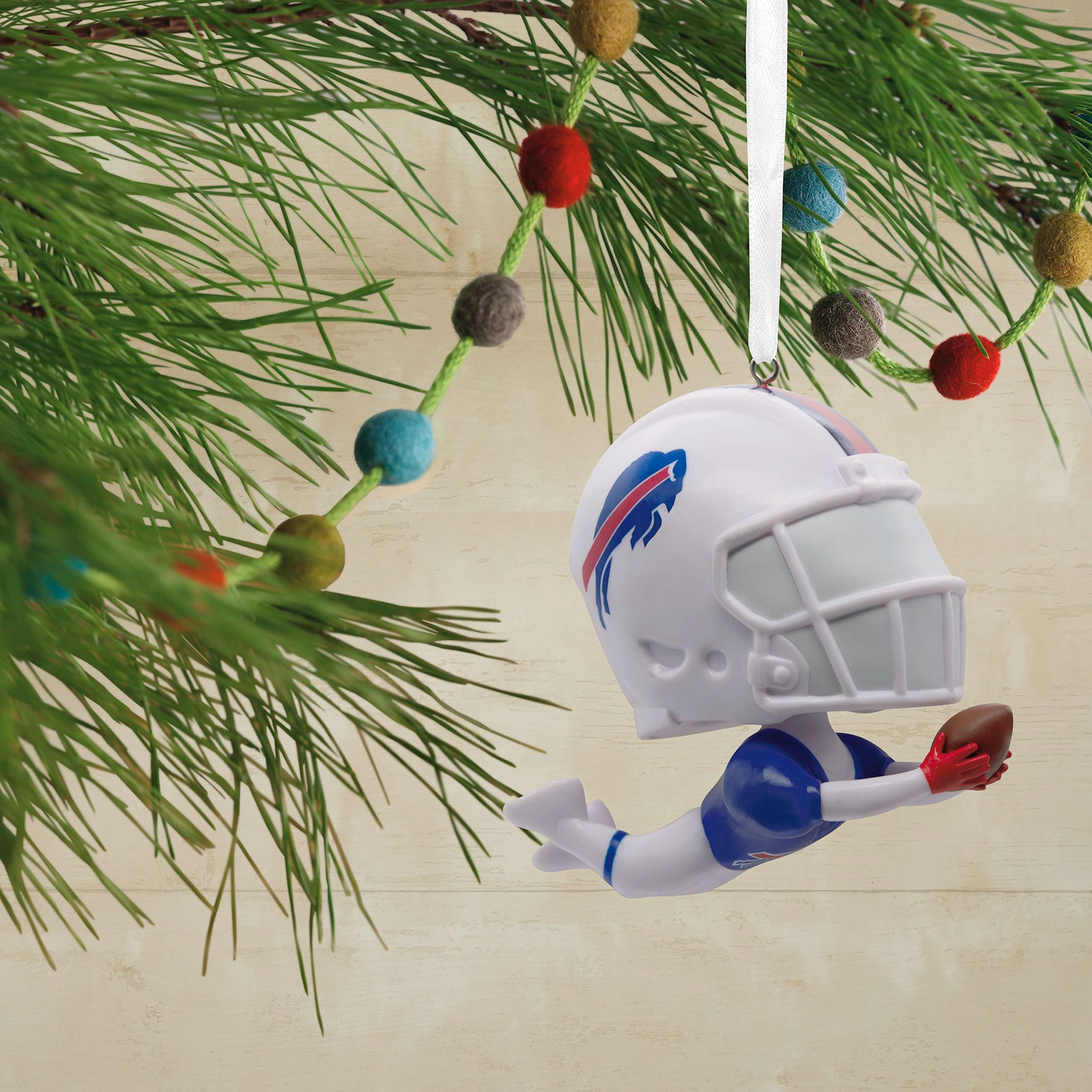 Hallmark NFL Buffalo Bills Bouncing Buddy Christmas Ornament