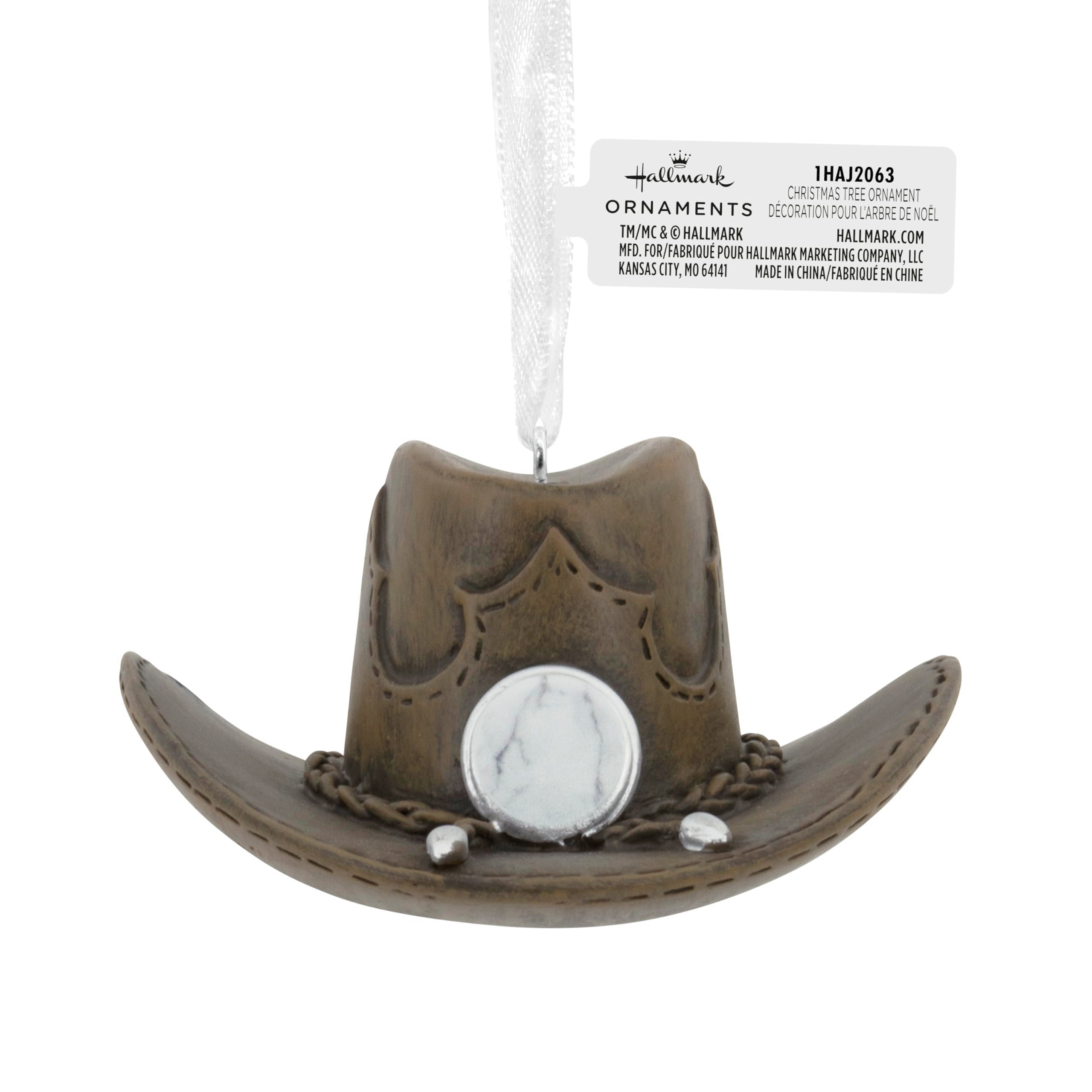 Hallmark Cowboy Hat Christmas Ornament