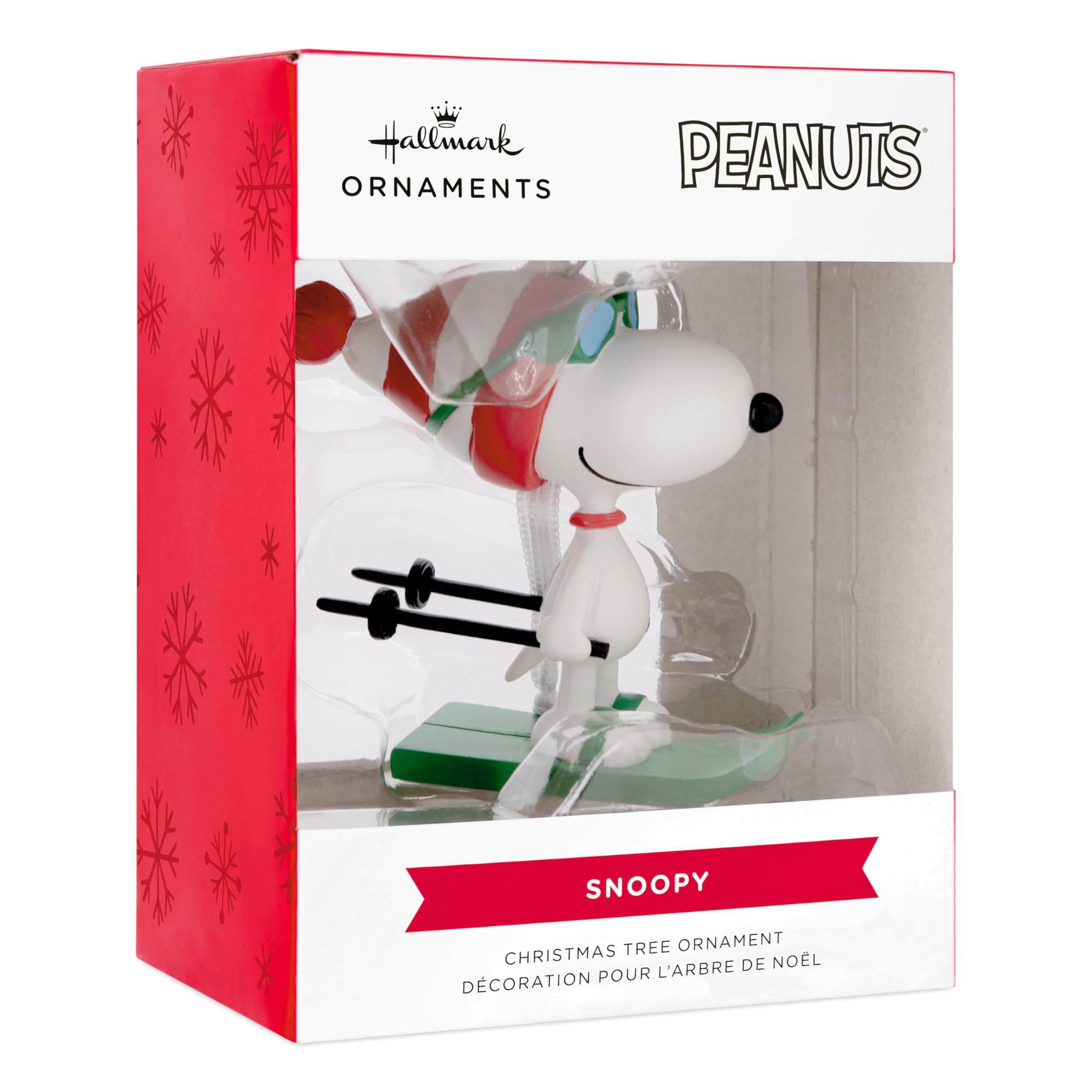 Hallmark Peanuts Snoopy Skiing Christmas Ornament