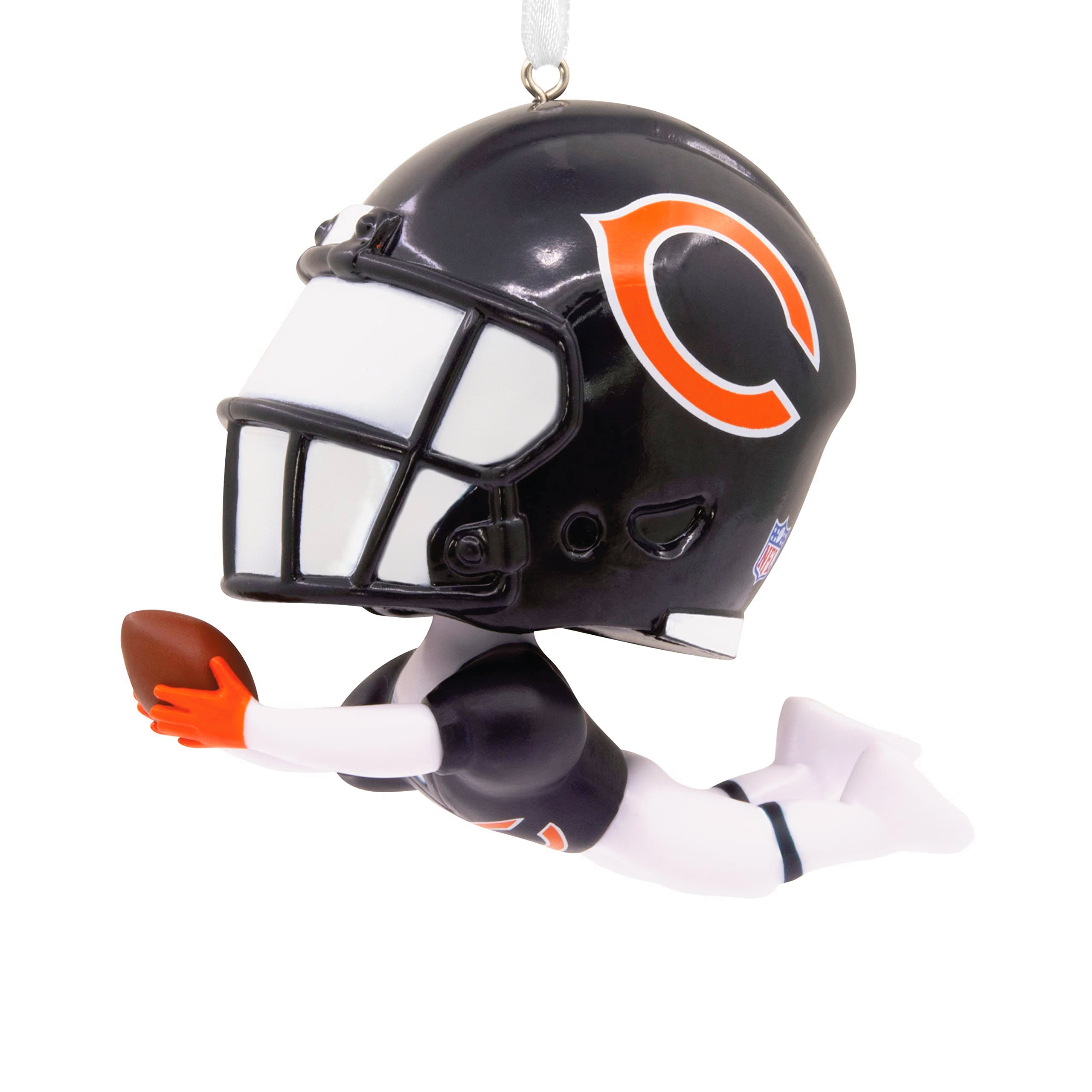 Hallmark NFL Chicago Bears Bouncing Buddy Christmas Ornament