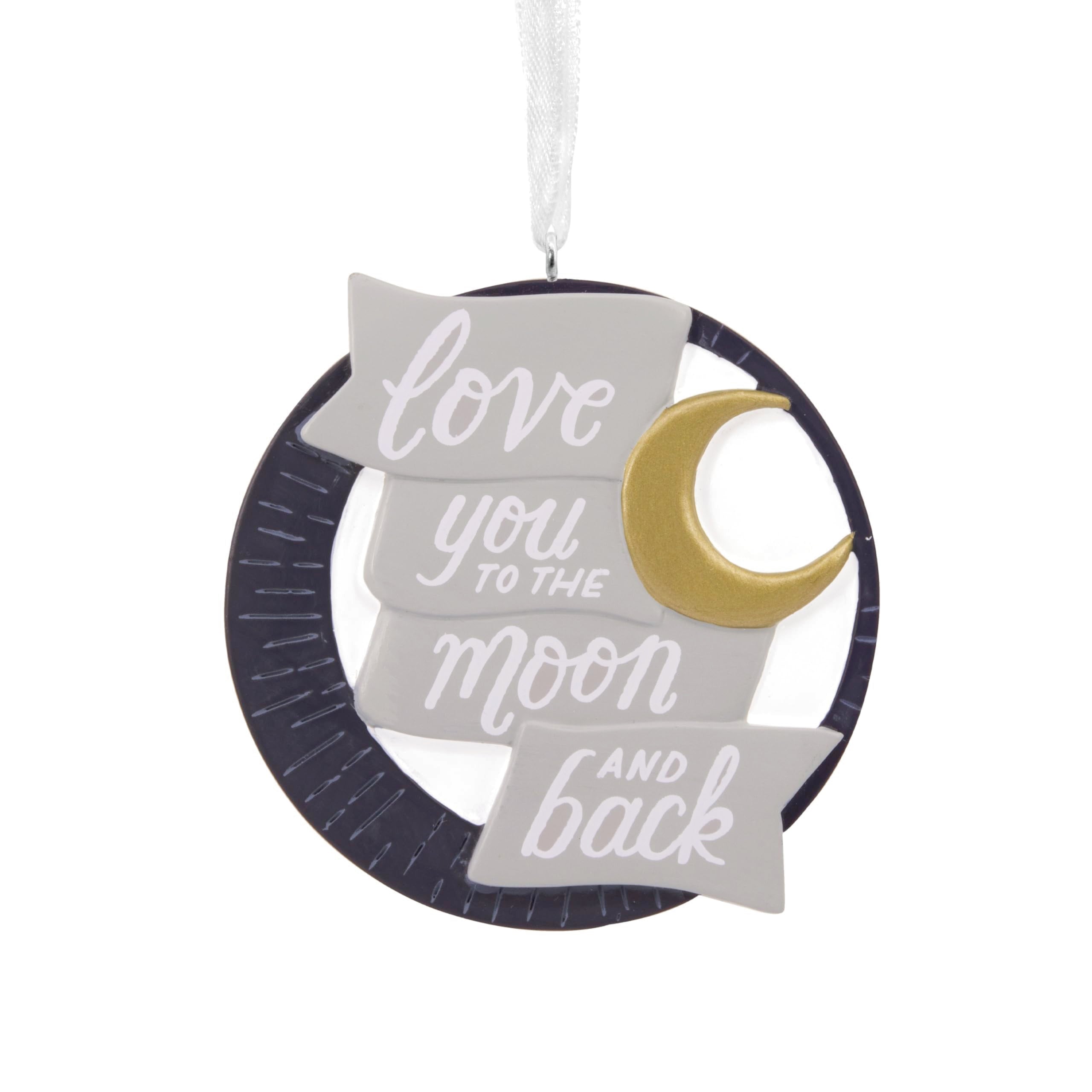 Hallmark Love You to The Moon and Back Christmas Ornament
