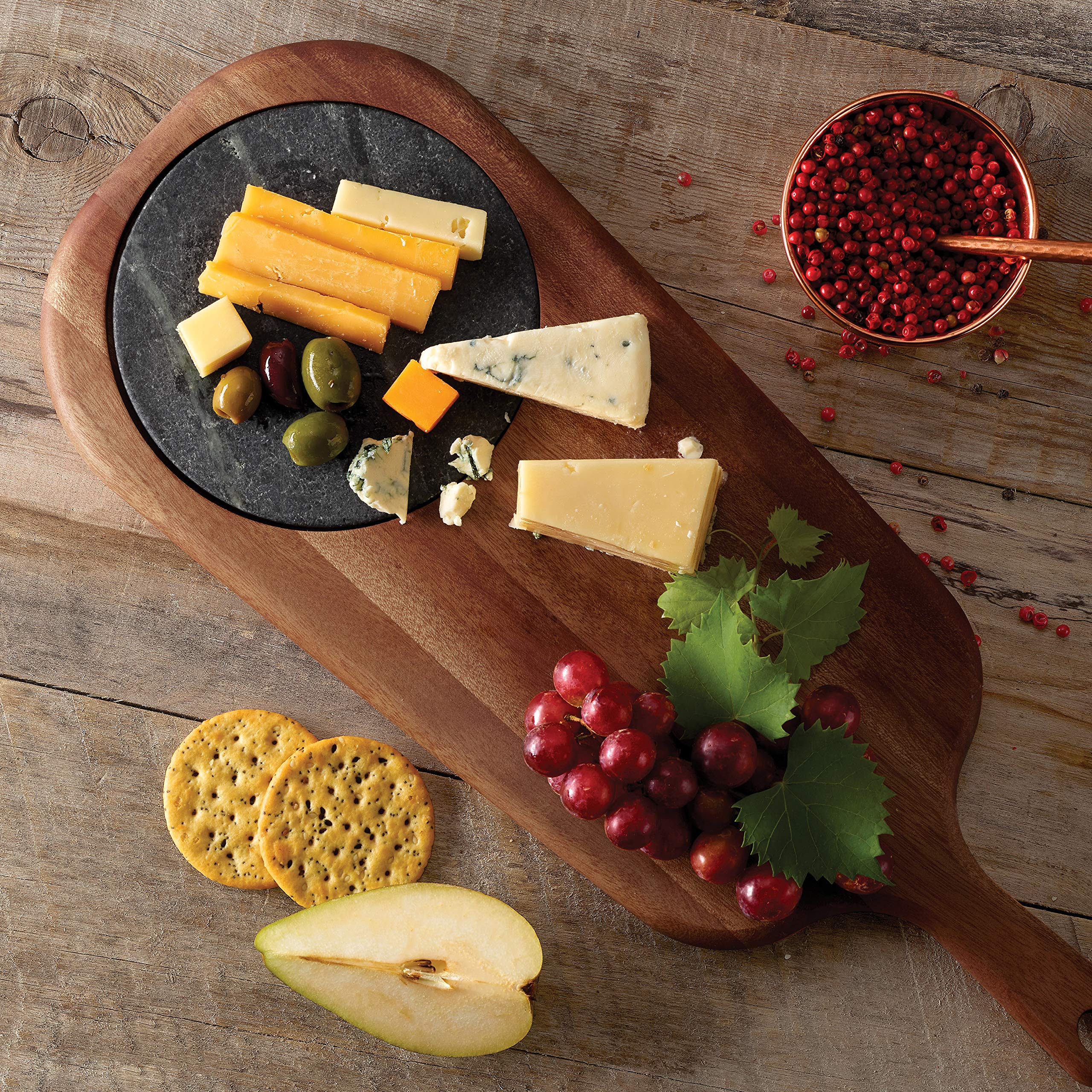 Tramontina Serving Board 2-Piece Light Brown, 81000/014Ds