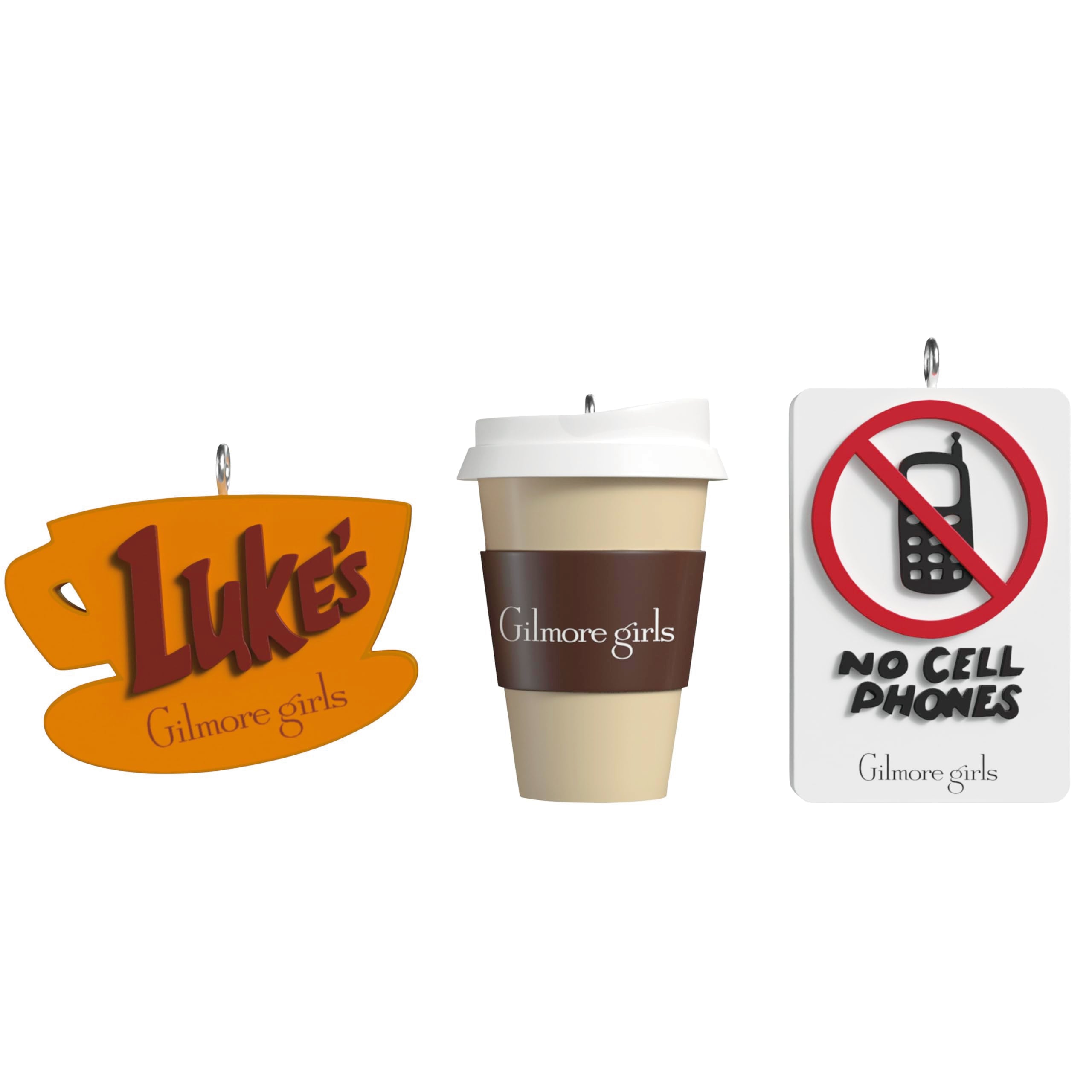 Hallmark Keepsake Mini Ornaments 2025, Gilmore Girls, Set of 3, TV Show Gifts